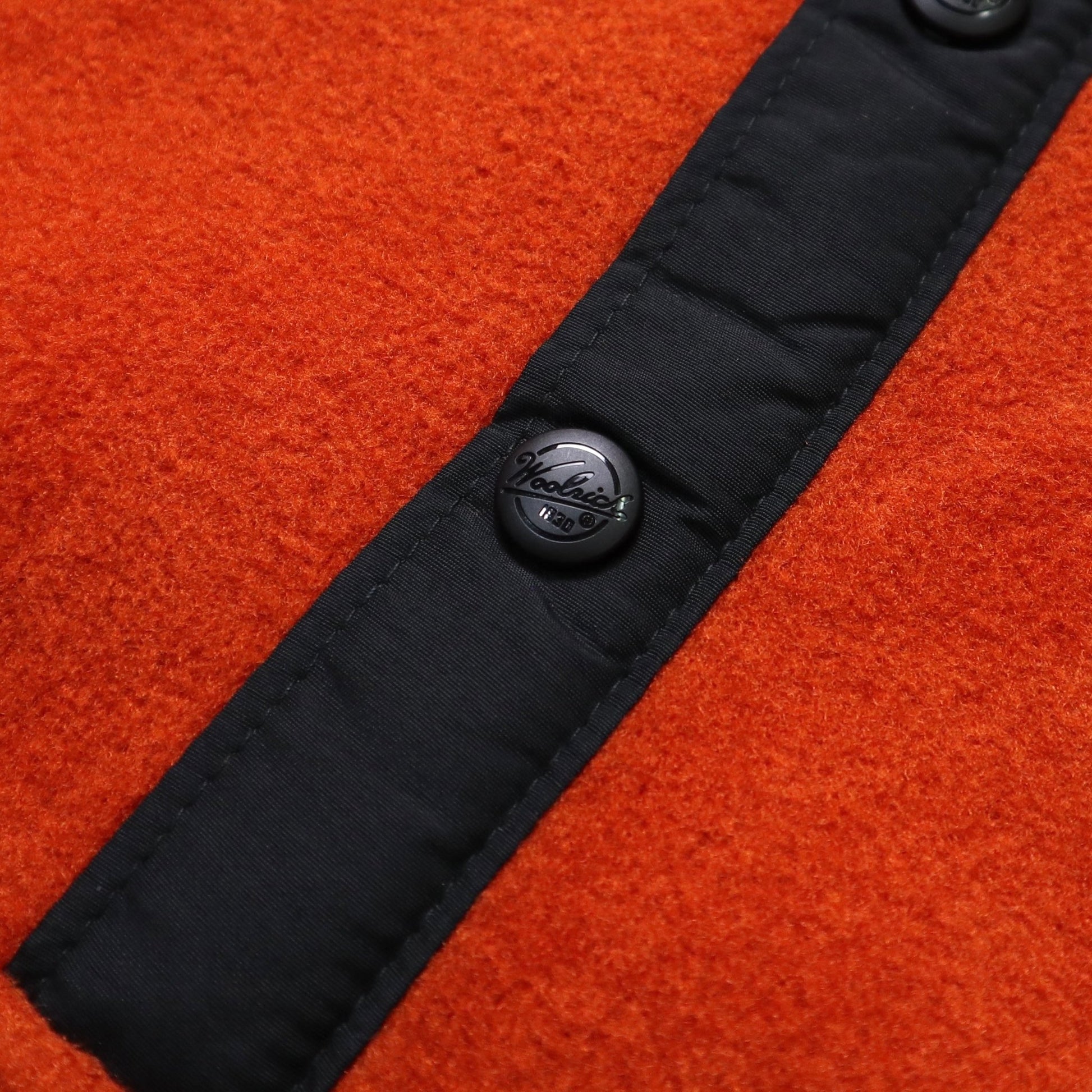 90s Woolrich 美國製 橘色素面抓毛絨套頭衫 - 富士鳥古著