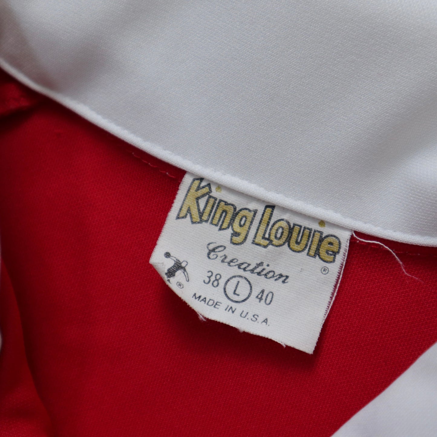 1970s King Louie American made red bowling shirt