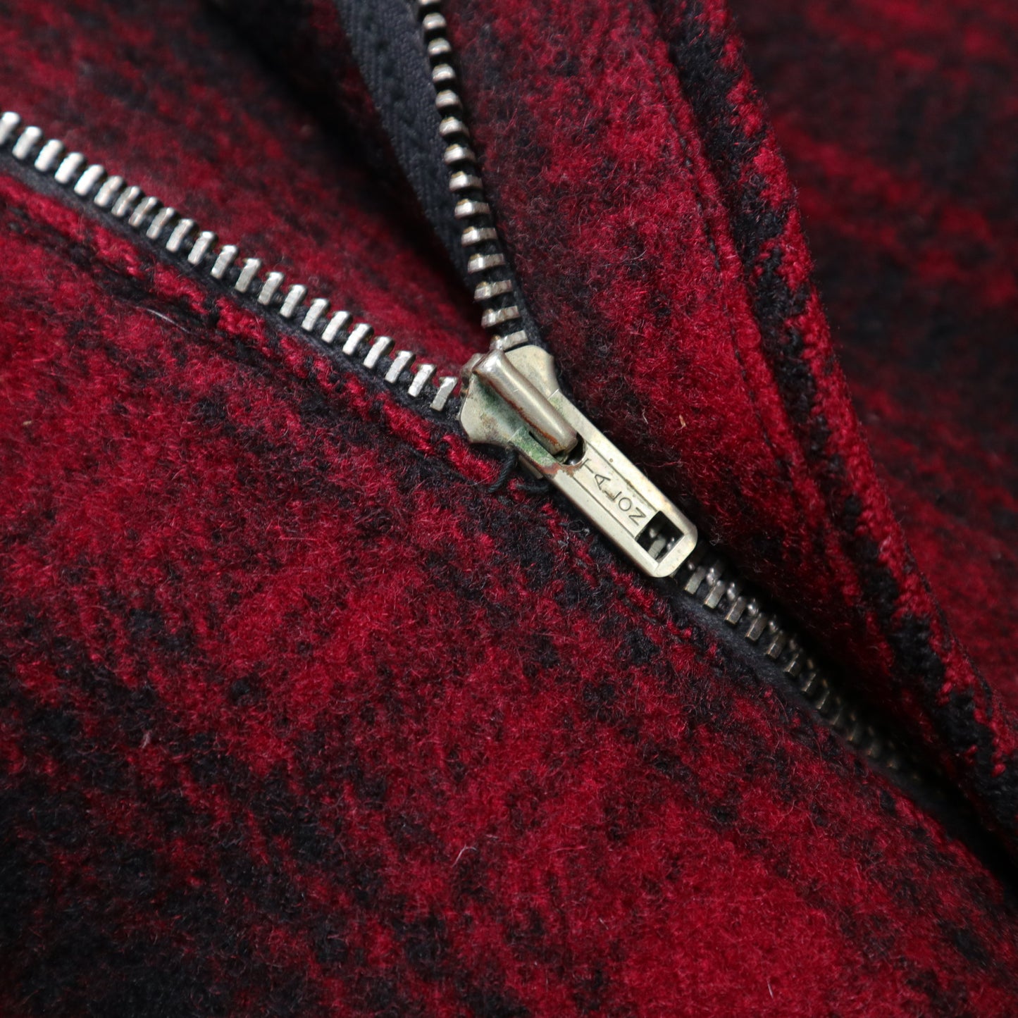 (34W)1950s Woolrich 美國製 羊毛紅格紋狩獵褲 Talon zipper
