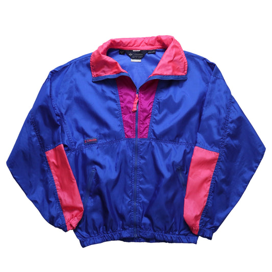 90s Columbia Made in Taiwan Colorblock Windproof Lightweight Jacket