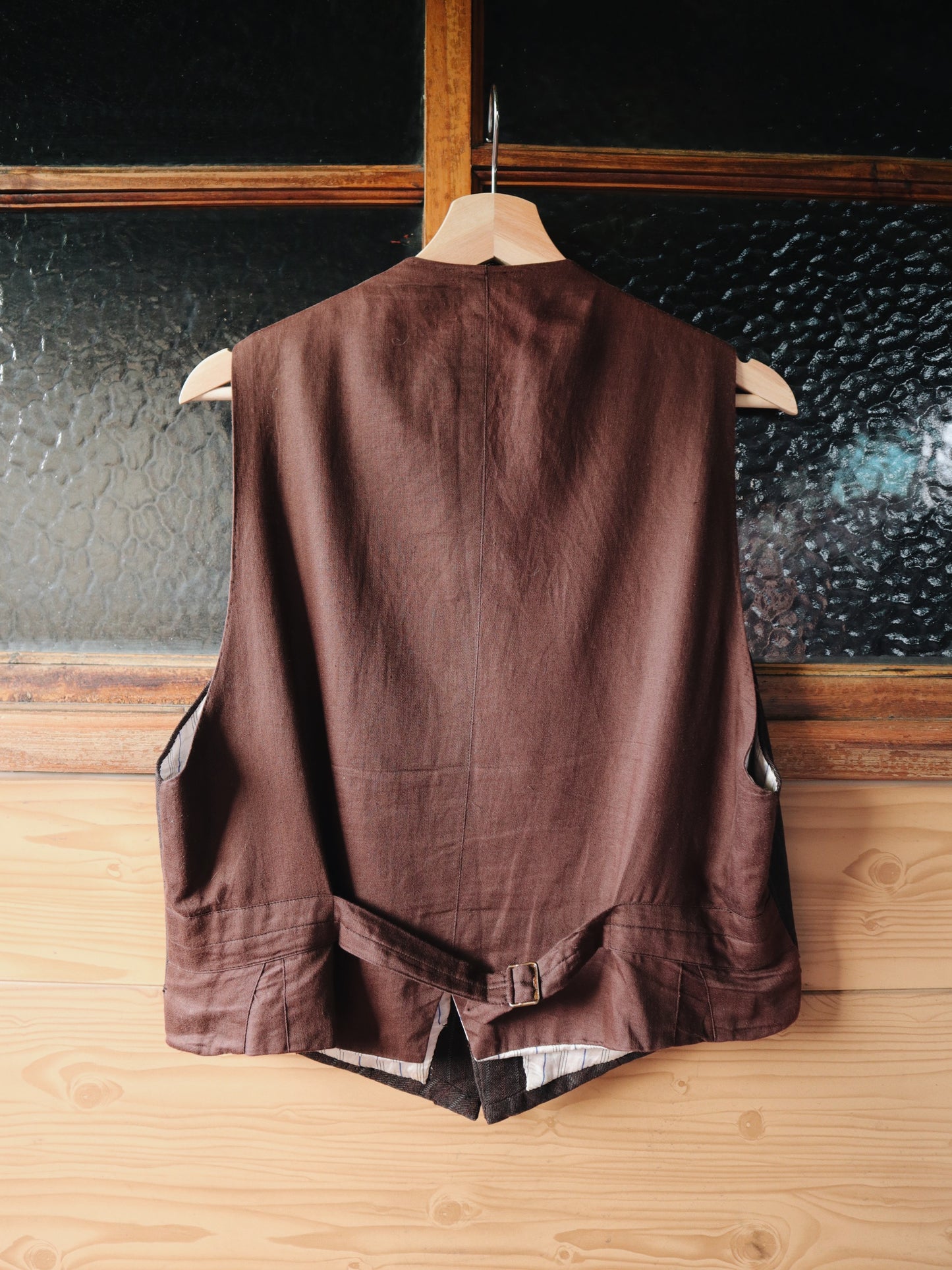 1940s French Wool Waistcoat Vest 法國條紋羊毛背心