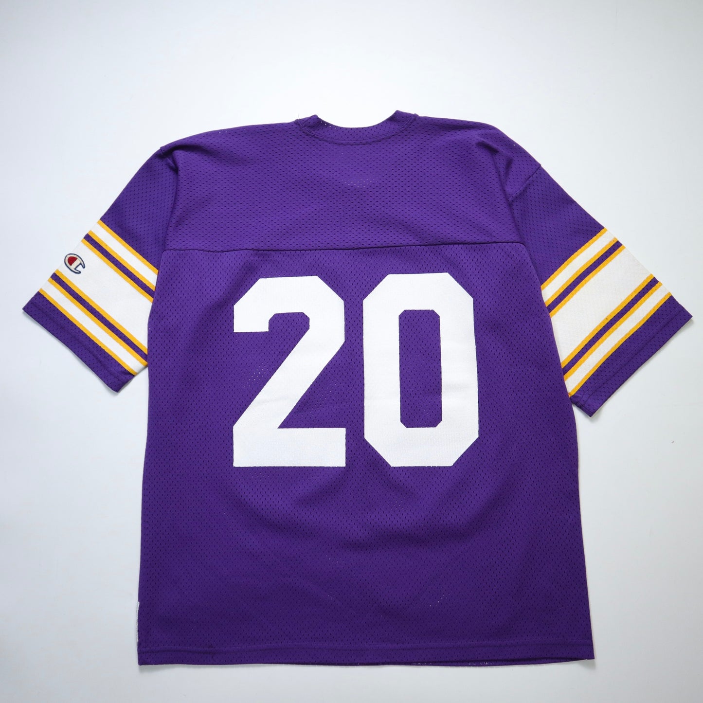 80s Champion 美國製 紫色美式足球網洞衣