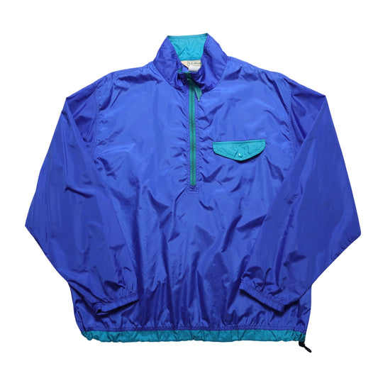 80s LLBean blue nylon jacket