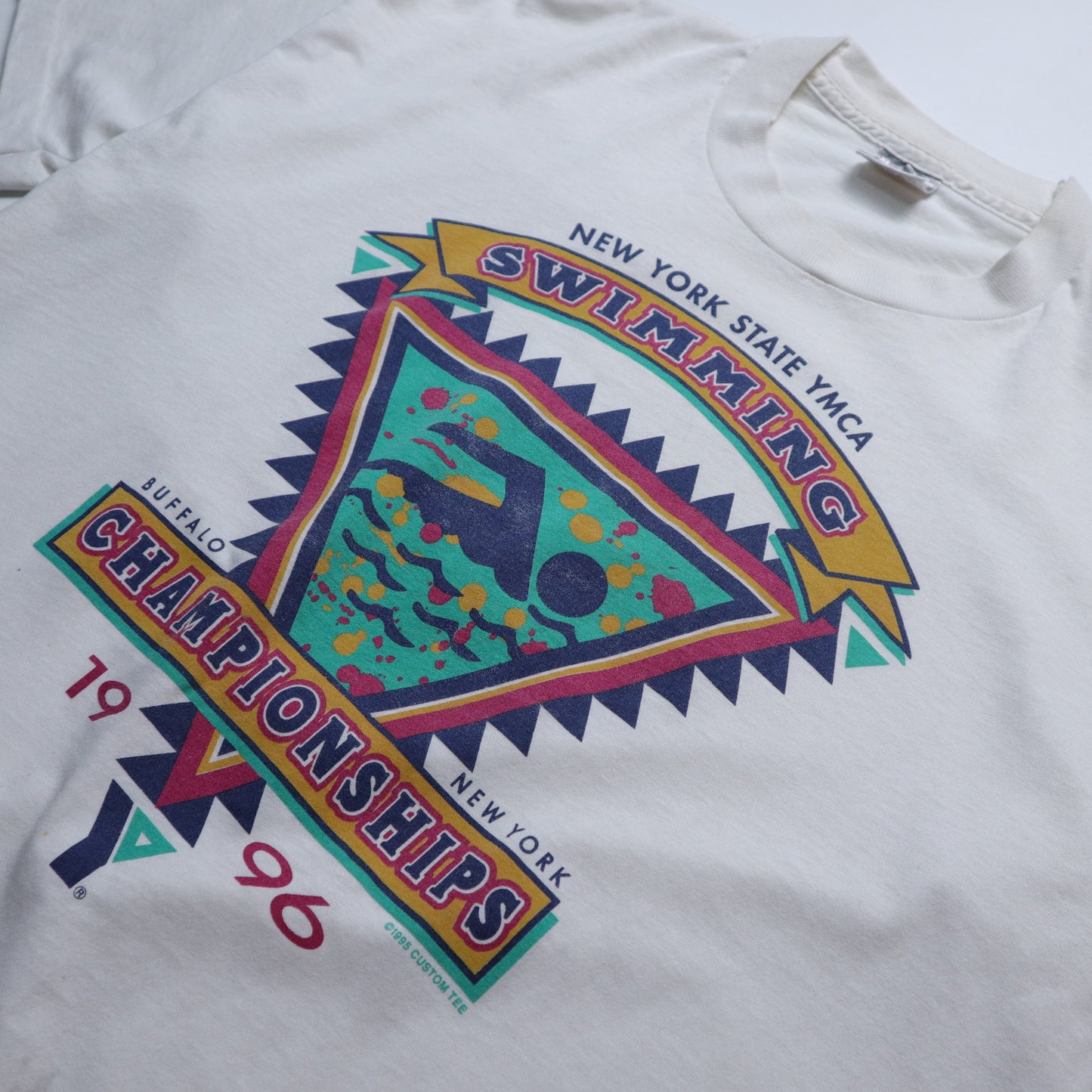 1996 American made New York Swimming T-Shirt vintage tee