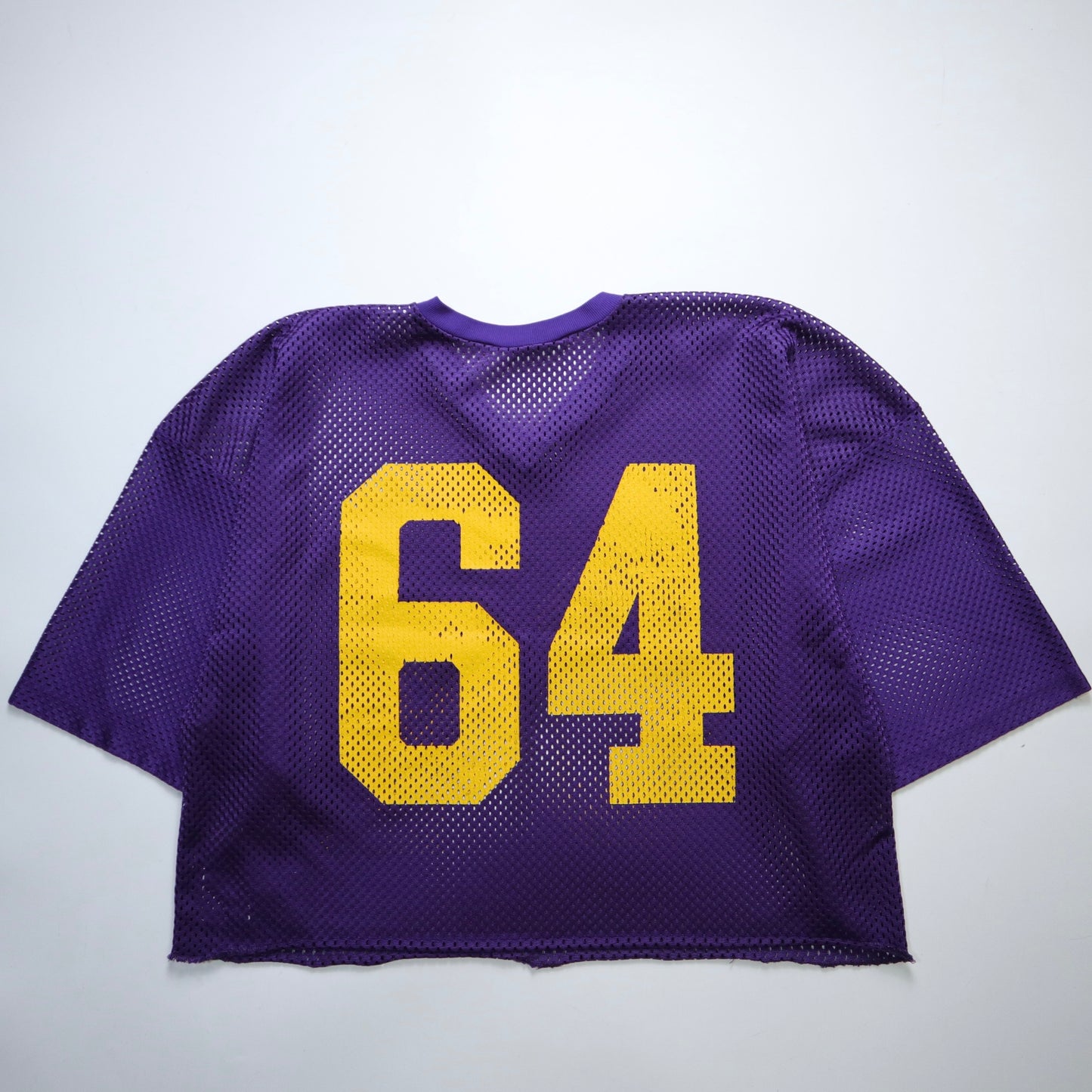90s Champion 美國製 64號紫色美式足球網洞衣