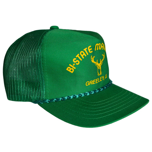 80-90s BI-STATE Machinery 綠色卡車司機網帽
