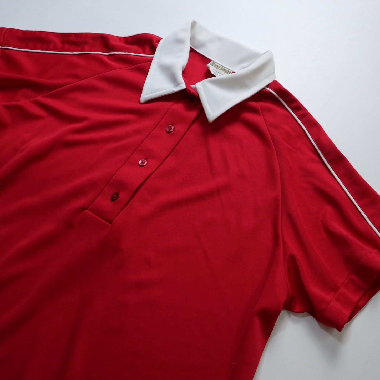 1970s King Louie American made red bowling shirt