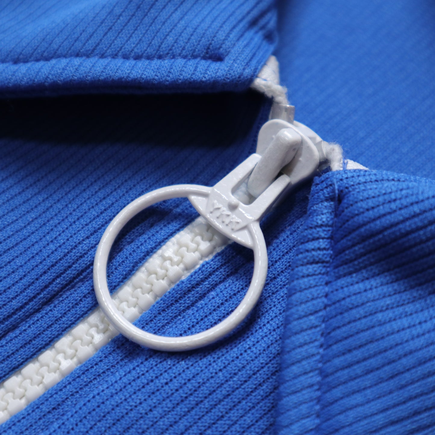 1970s Hilton 美國製 寶藍色拉鍊式保齡球襯衫