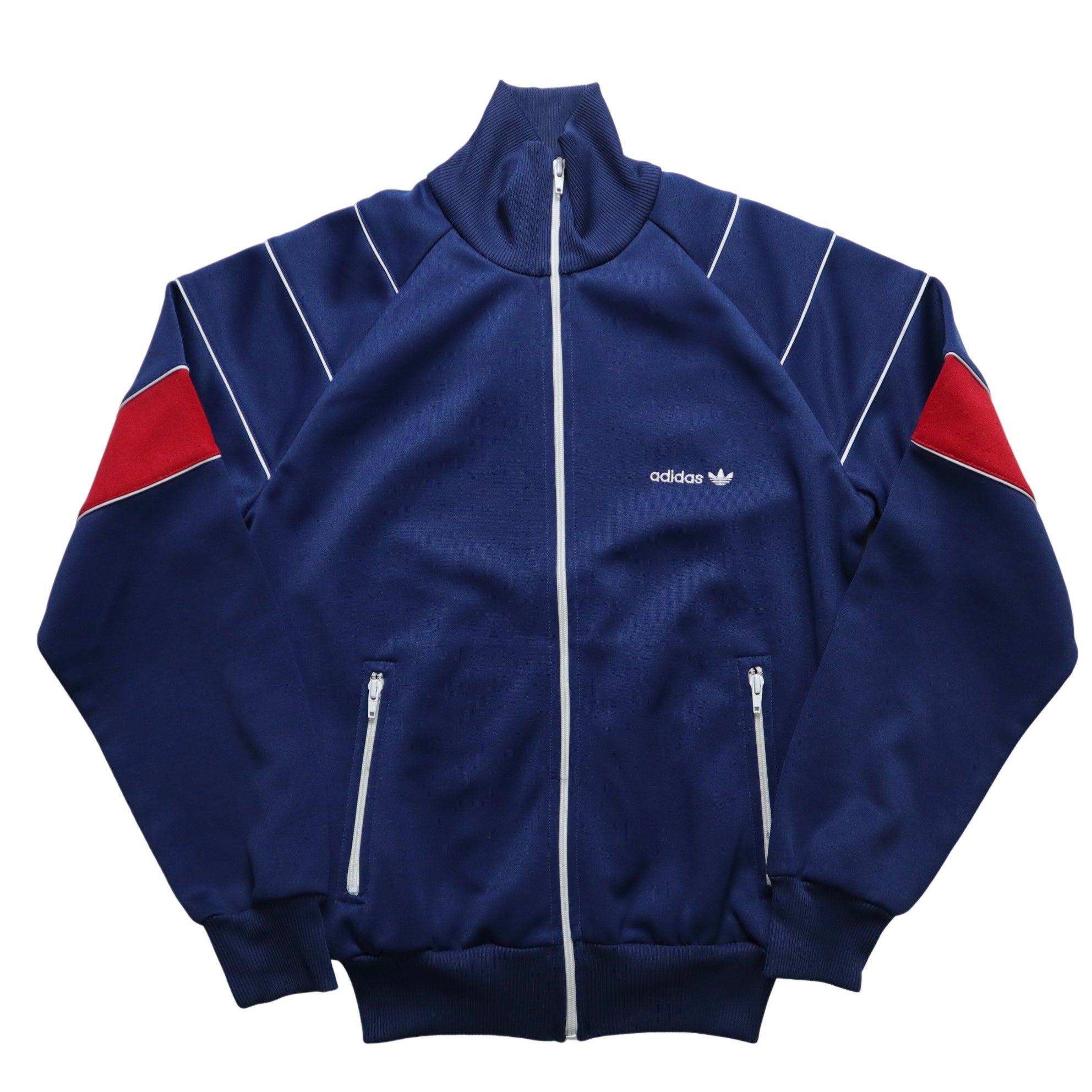 1980s 台灣製Adidas海軍藍運動外套– 富士鳥古著