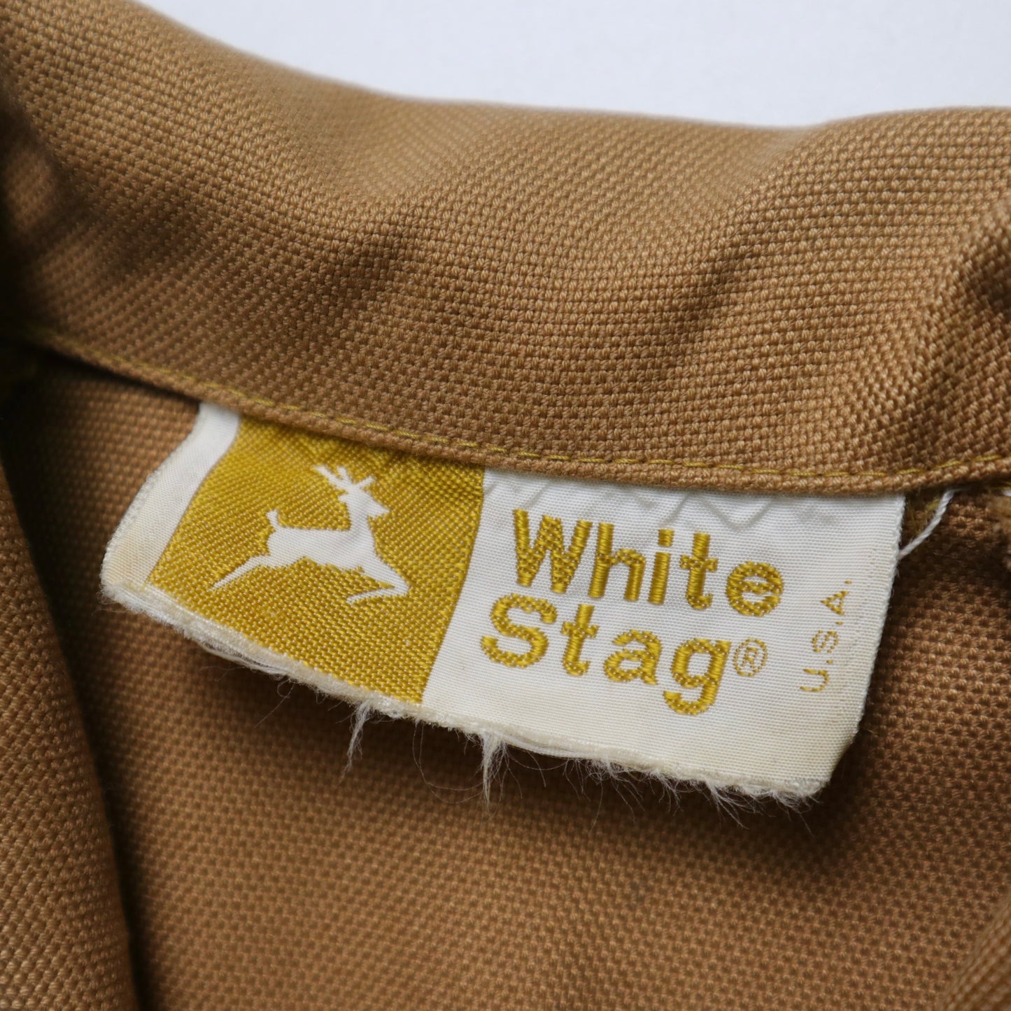 60～70年代 White Stag アメリカ製 タロンジッパー カーキ ライトカジュアルジャケット