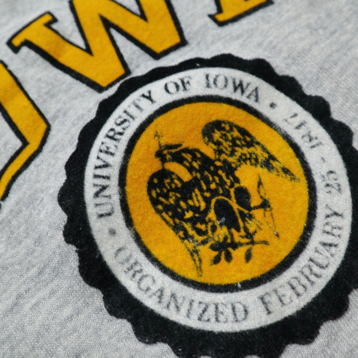1980s Champion American-made Iowa State University Destruction Sweatshirt