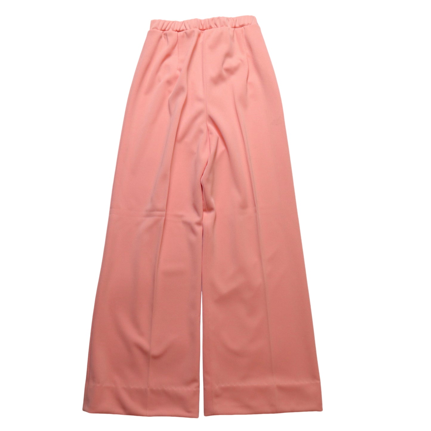 (24-30W)70s Montgomery Ward 橘粉色聚酯纖維長褲