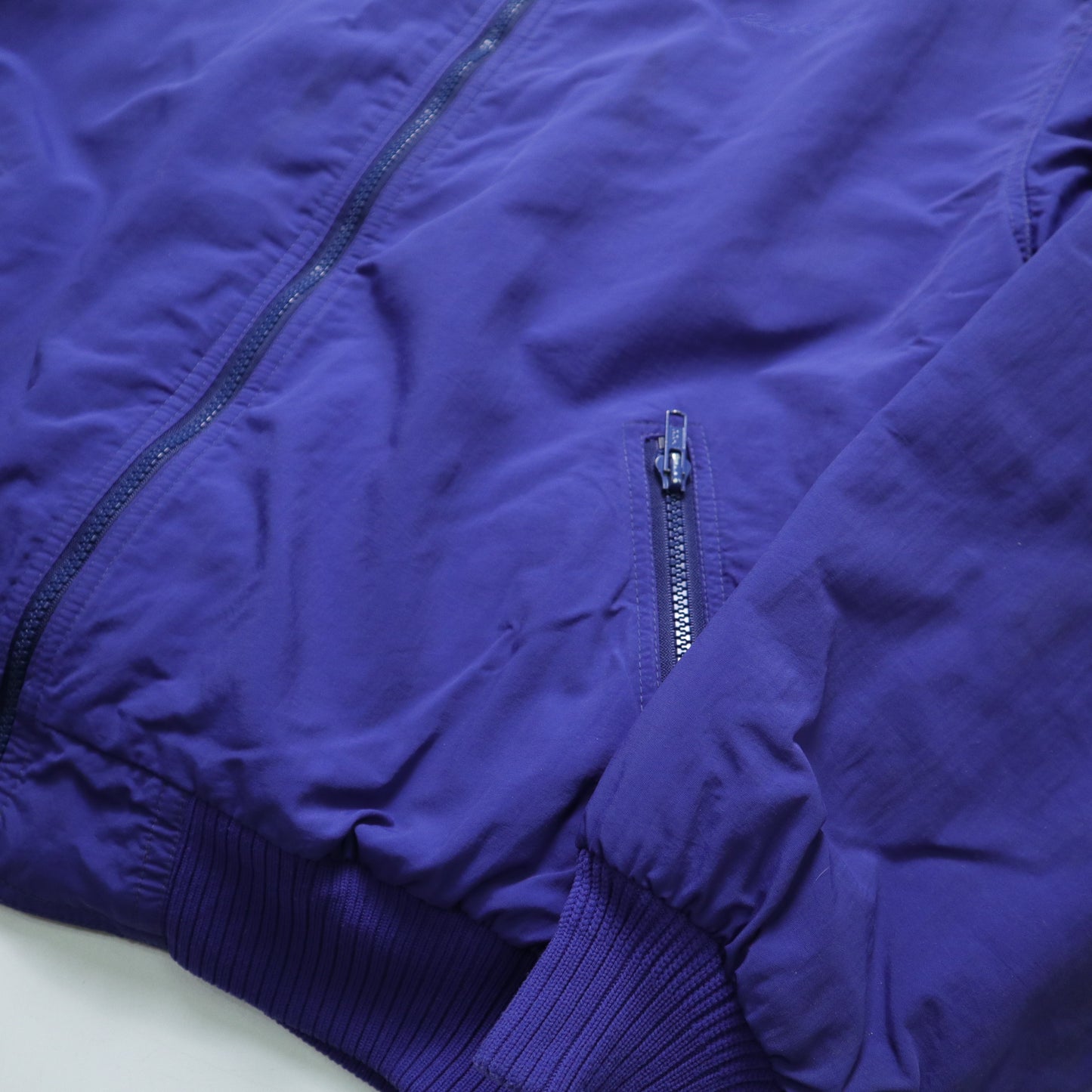 90年代 EDDIE BAUER アメリカ製 青と紫の防風ウォームジャケット