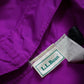 80-90s LLBean American made purple plain windproof blouse nylon blouse