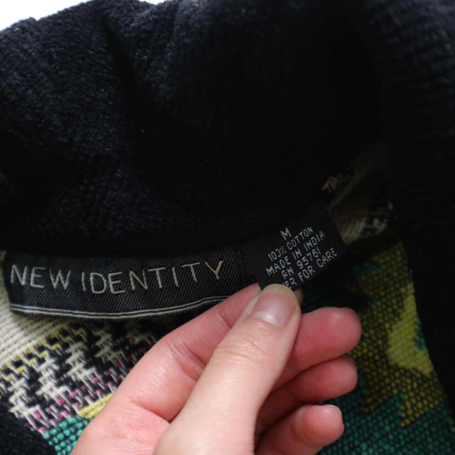 90s New Identity Yellow Folk Tenghua Blanket Jacket