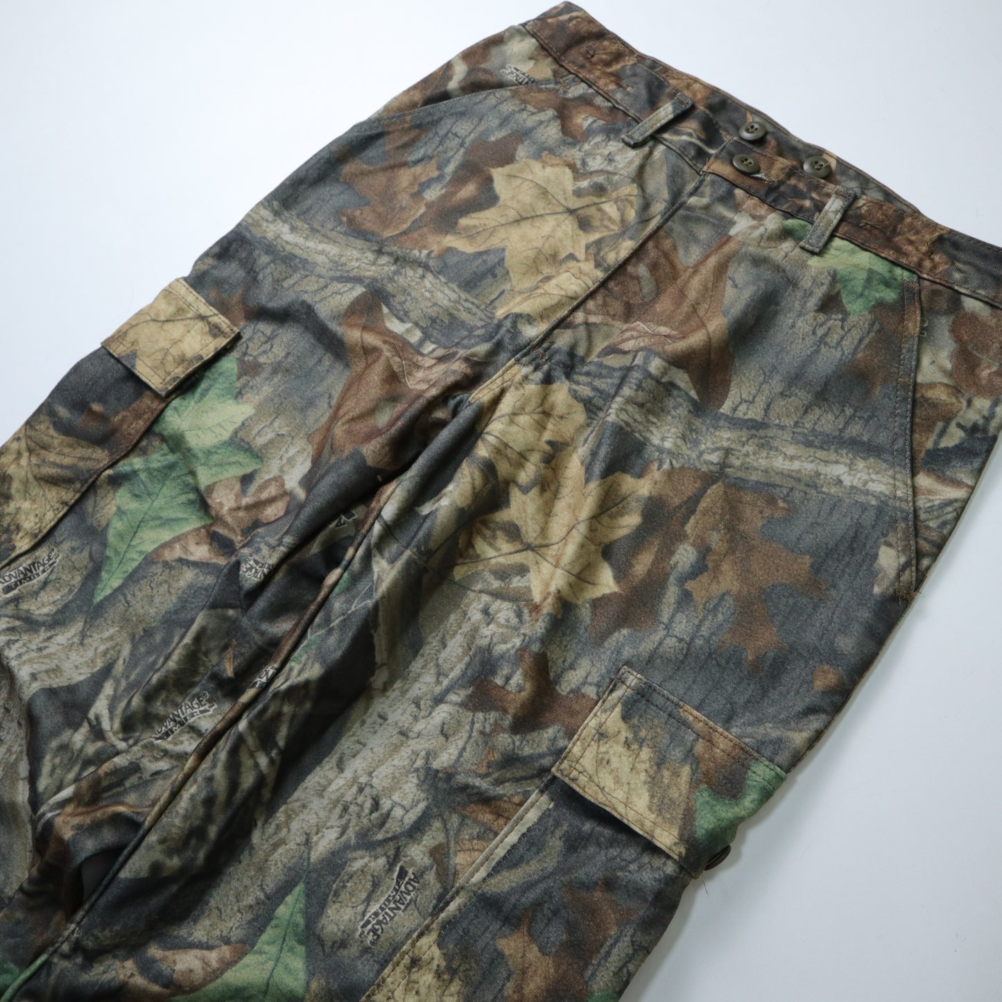 (27-33W)90s RED HEAD American-made jungle camouflage tree pattern trousers
