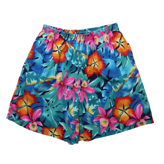 (30-35W)80-90s Hilo Hattie 夏威夷製 純棉印花短褲