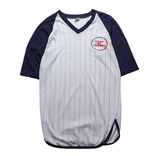 1980s American-made Champion Champ of Champs quarter-sleeve baseball top