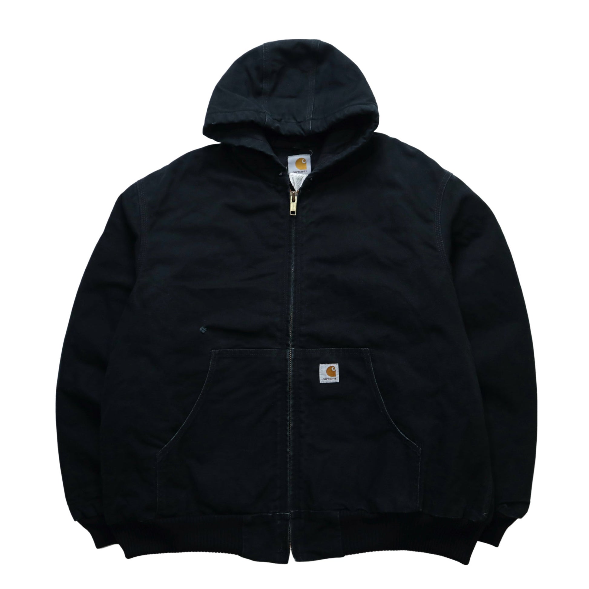 Carhartt J140墨西哥製 黑色帆布連帽工作外套 - 富士鳥古著