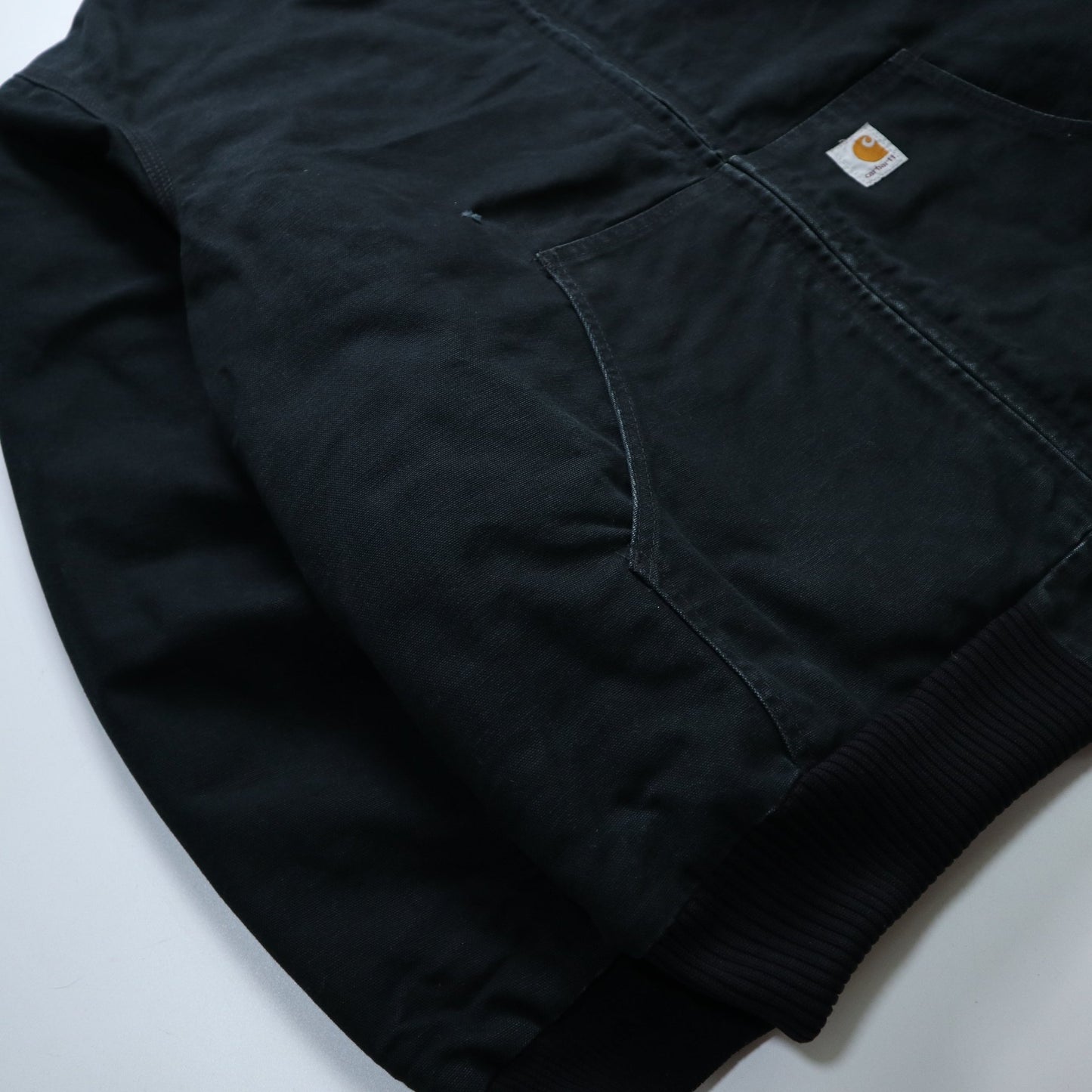 Carhartt J140墨西哥製 黑色帆布連帽工作外套 - 富士鳥古著