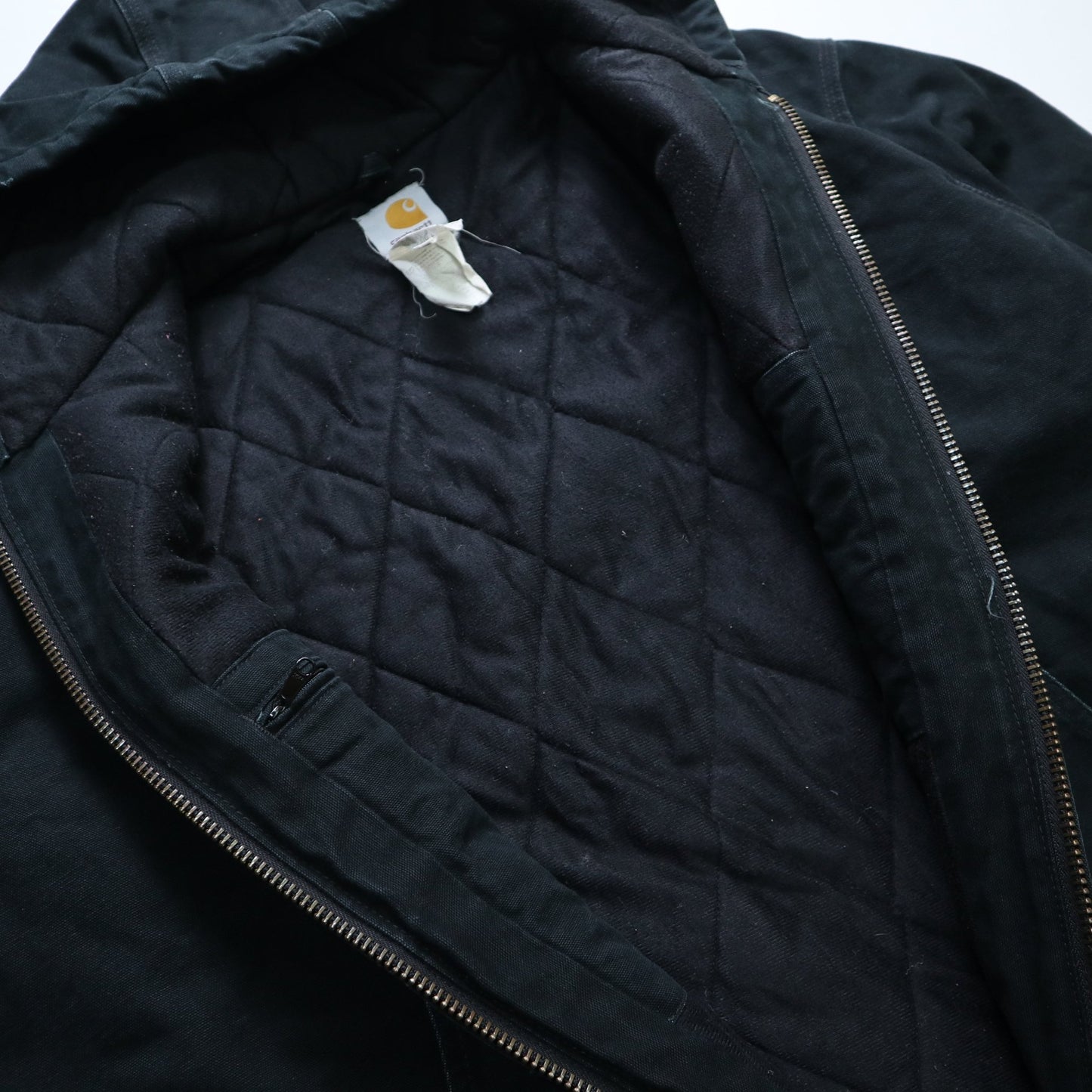 Carhartt J140墨西哥製 黑色帆布連帽工作外套 - 富士鳥古著