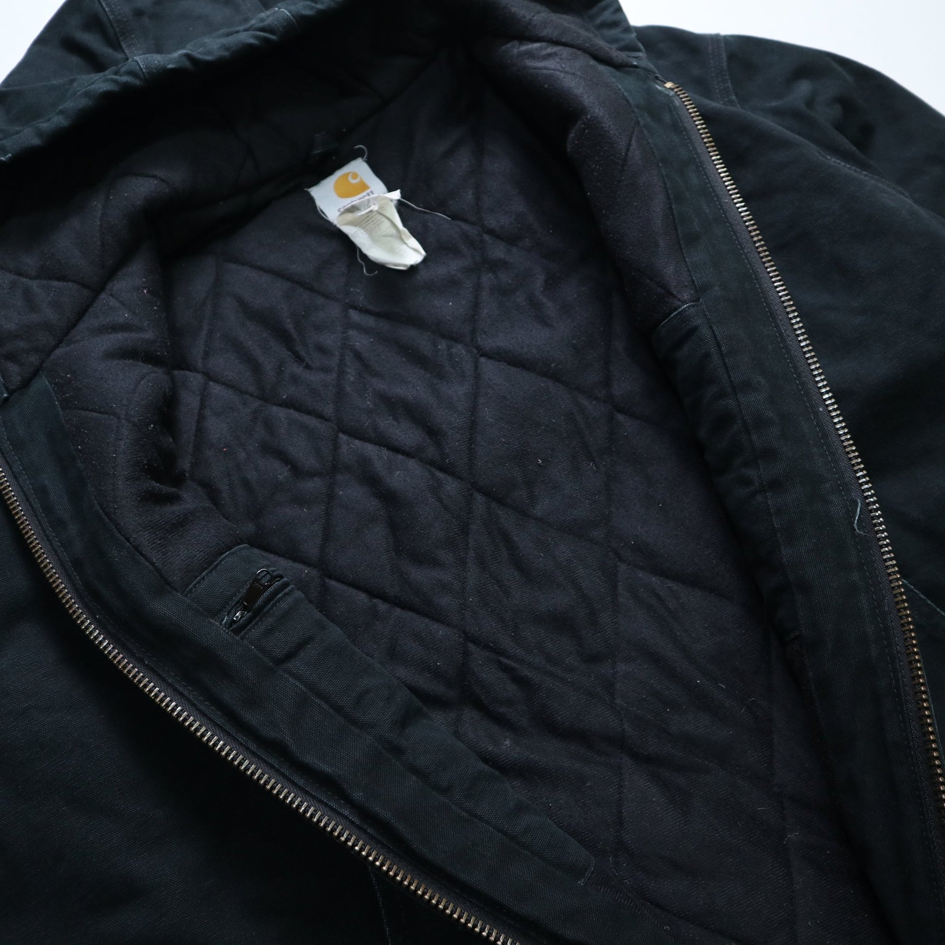 Carhartt J140墨西哥製 黑色帆布連帽工作外套 - 富士鳥古著