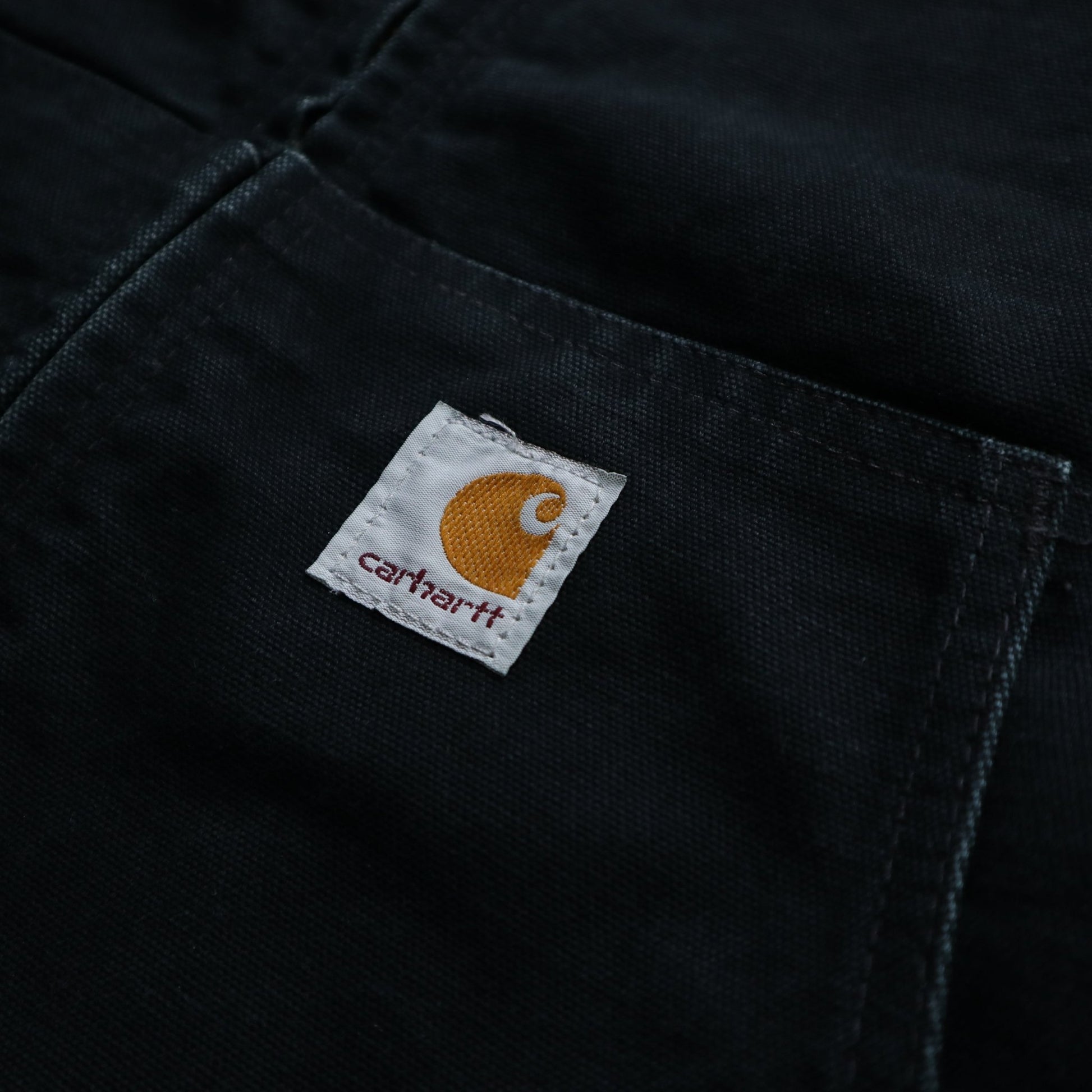Carhartt J140墨西哥製 黑色帆布連帽工作外套 - 富士鳥古著
