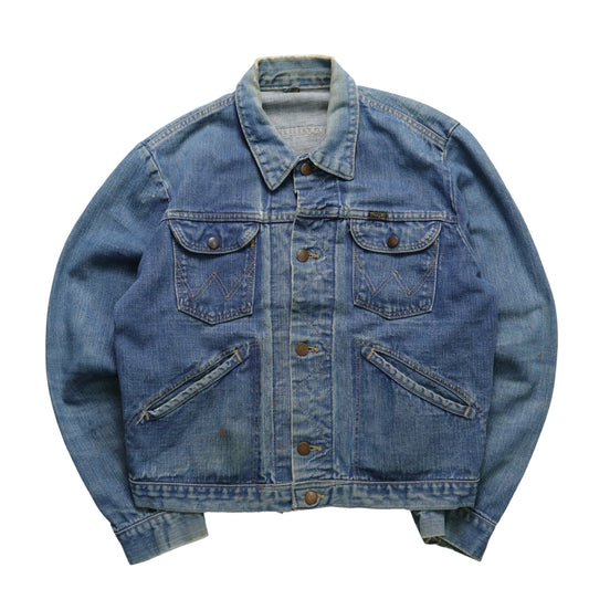 Early 70s Wrangler 124MJ Denim Jacket 牛仔外套 布邊丹寧 - 富士鳥古著