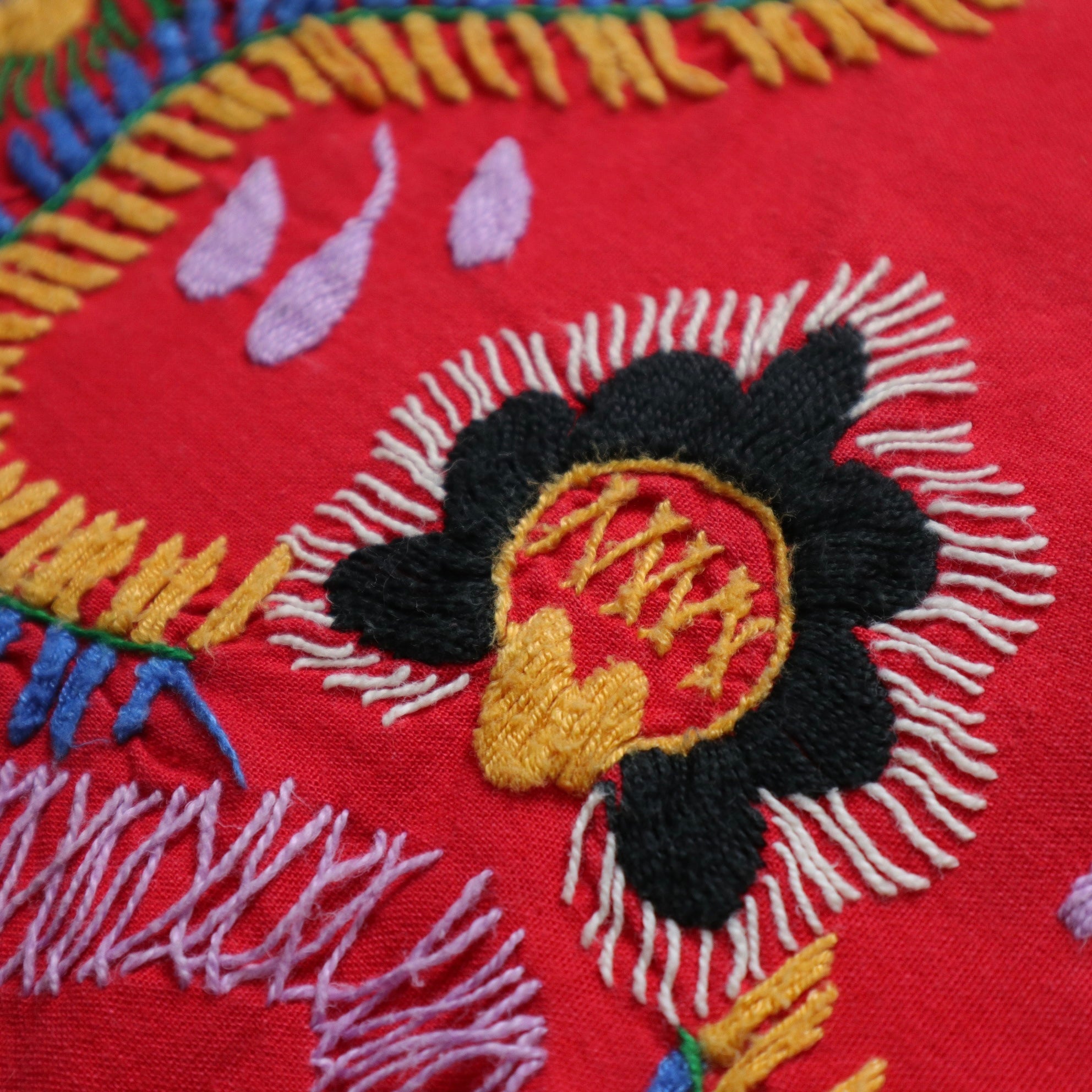 Vintage Handmade embroidered appliqué retailer rooster Portuguese Portugal apron