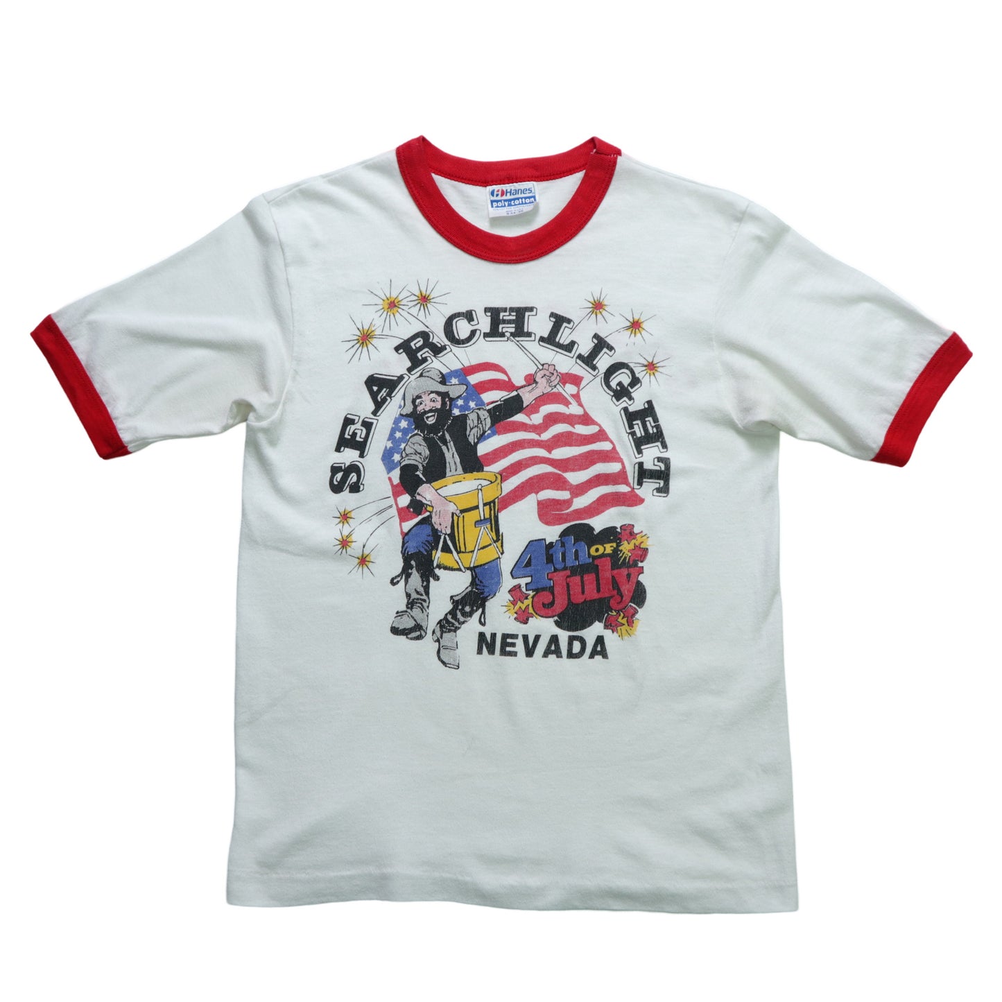 80年代 ヘインズ ネバダ アメリカ製 パイピングTシャツ