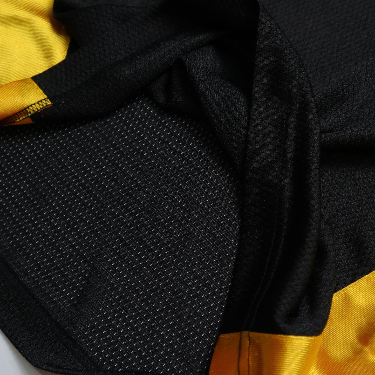 DEWALT yellow and black patchwork mesh top