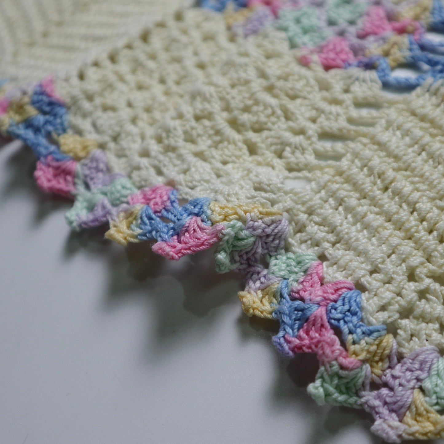 American candy color handmade crochet apron hand made apron