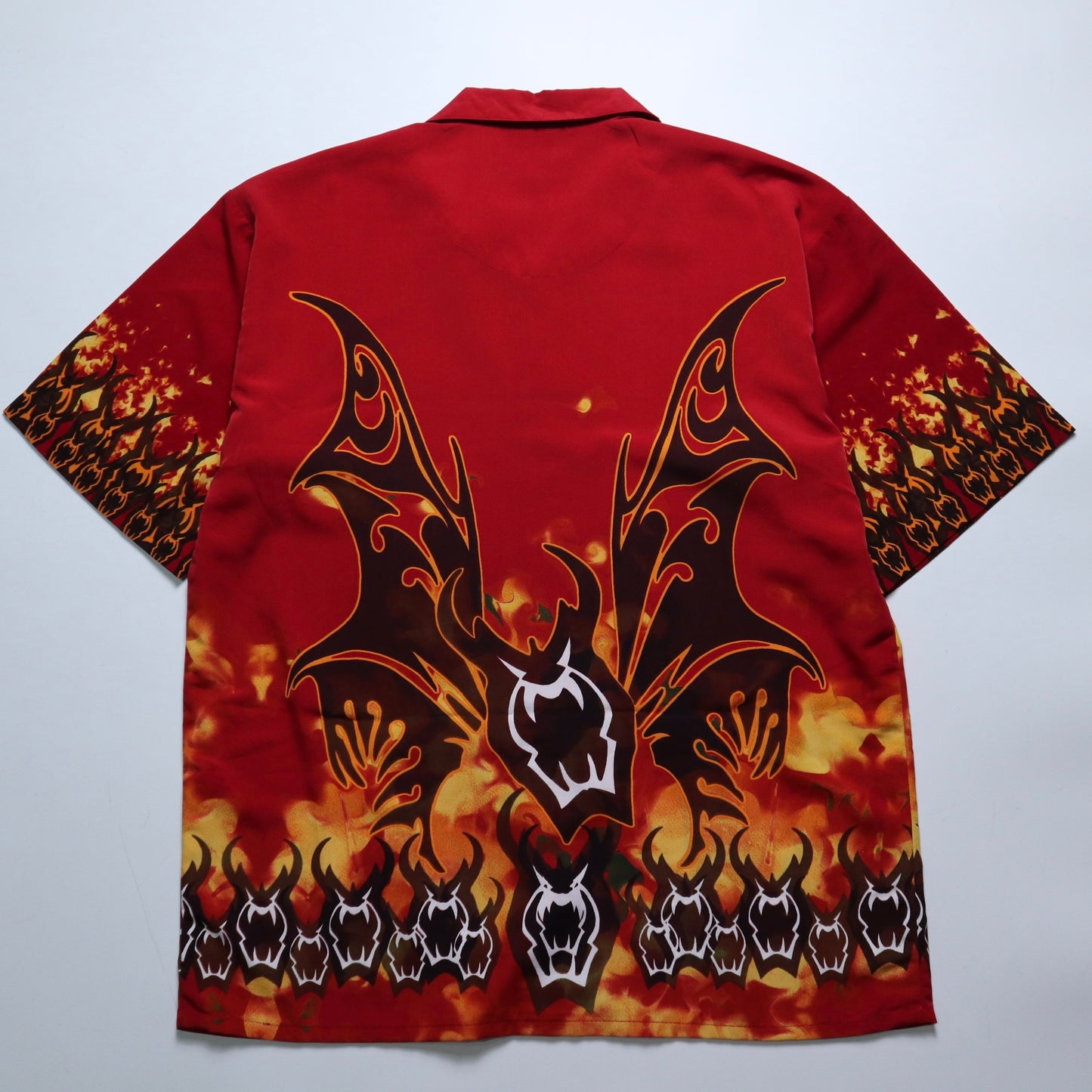 Red Flame Bat Shirt