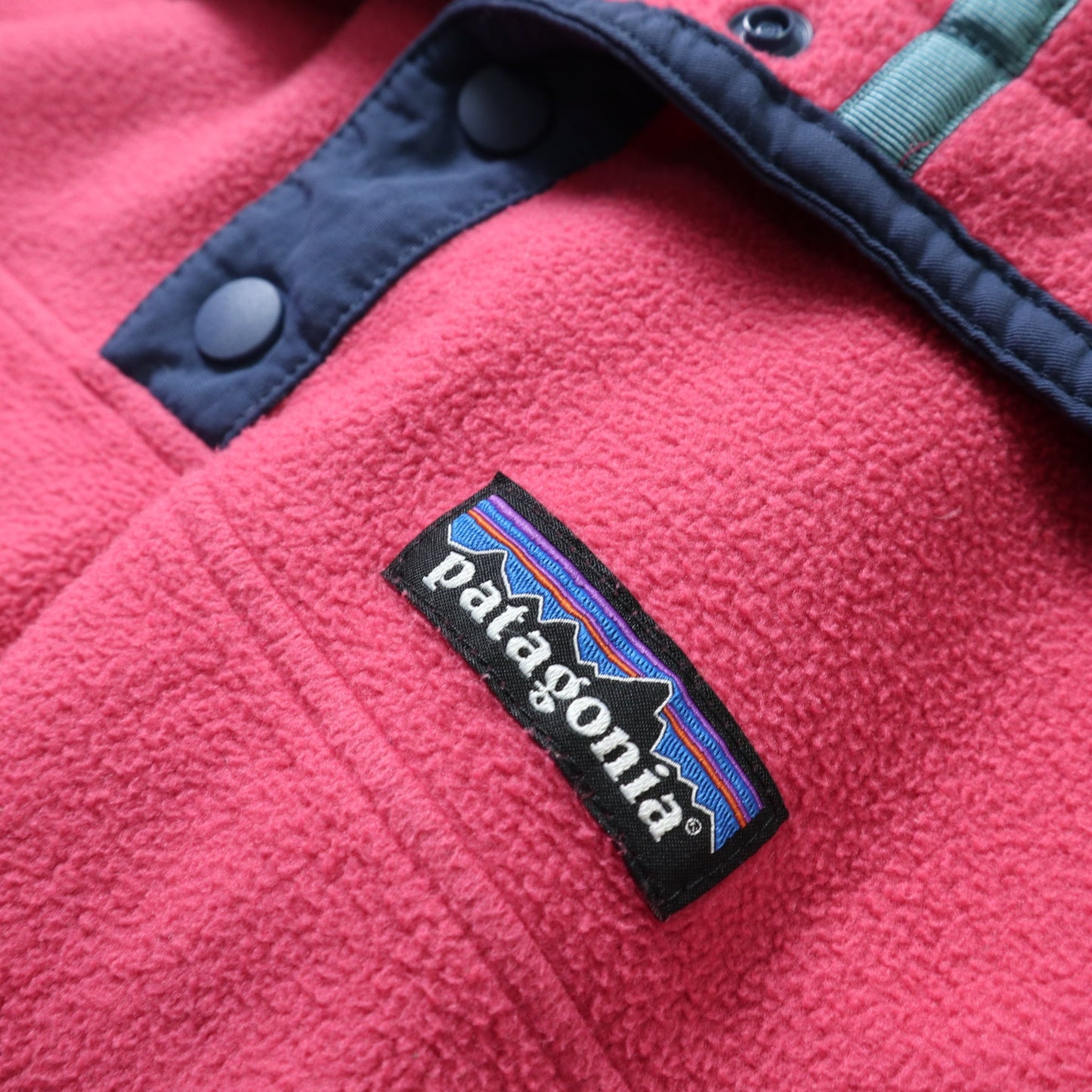 90s Patagonia orange pink fleece pullover fleece pullover