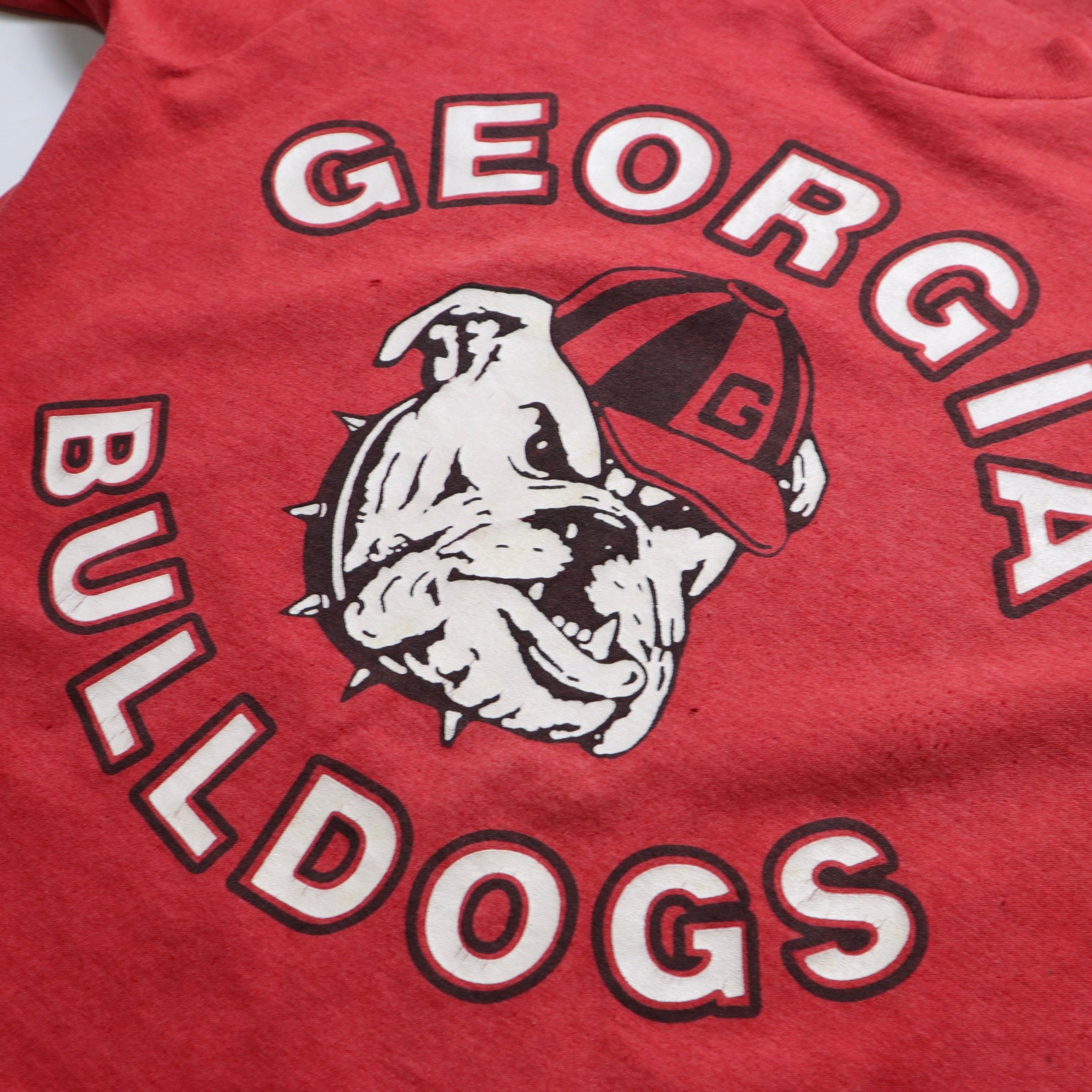 90s University of Georgia Bulldogs American football team red 