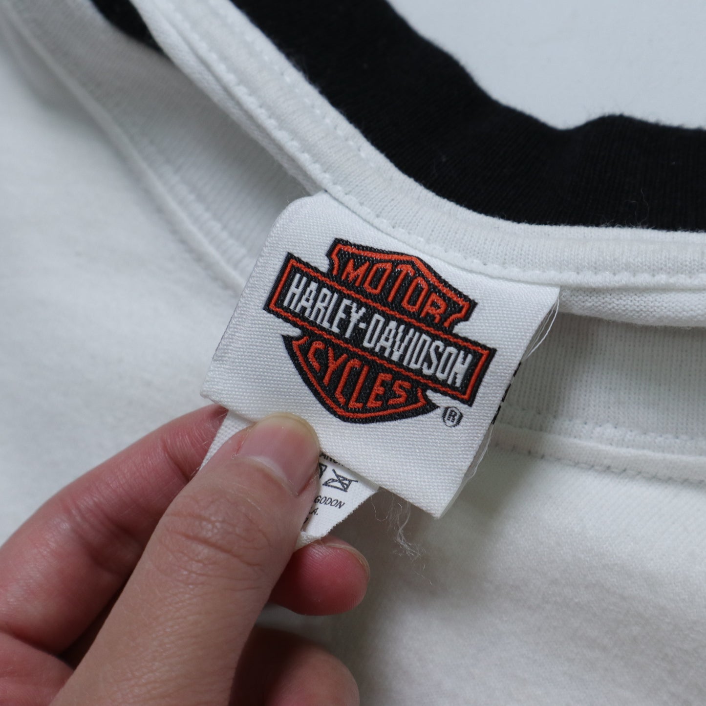 00s 美國製 Harley Davidson 哈雷經典logo T-Shirt