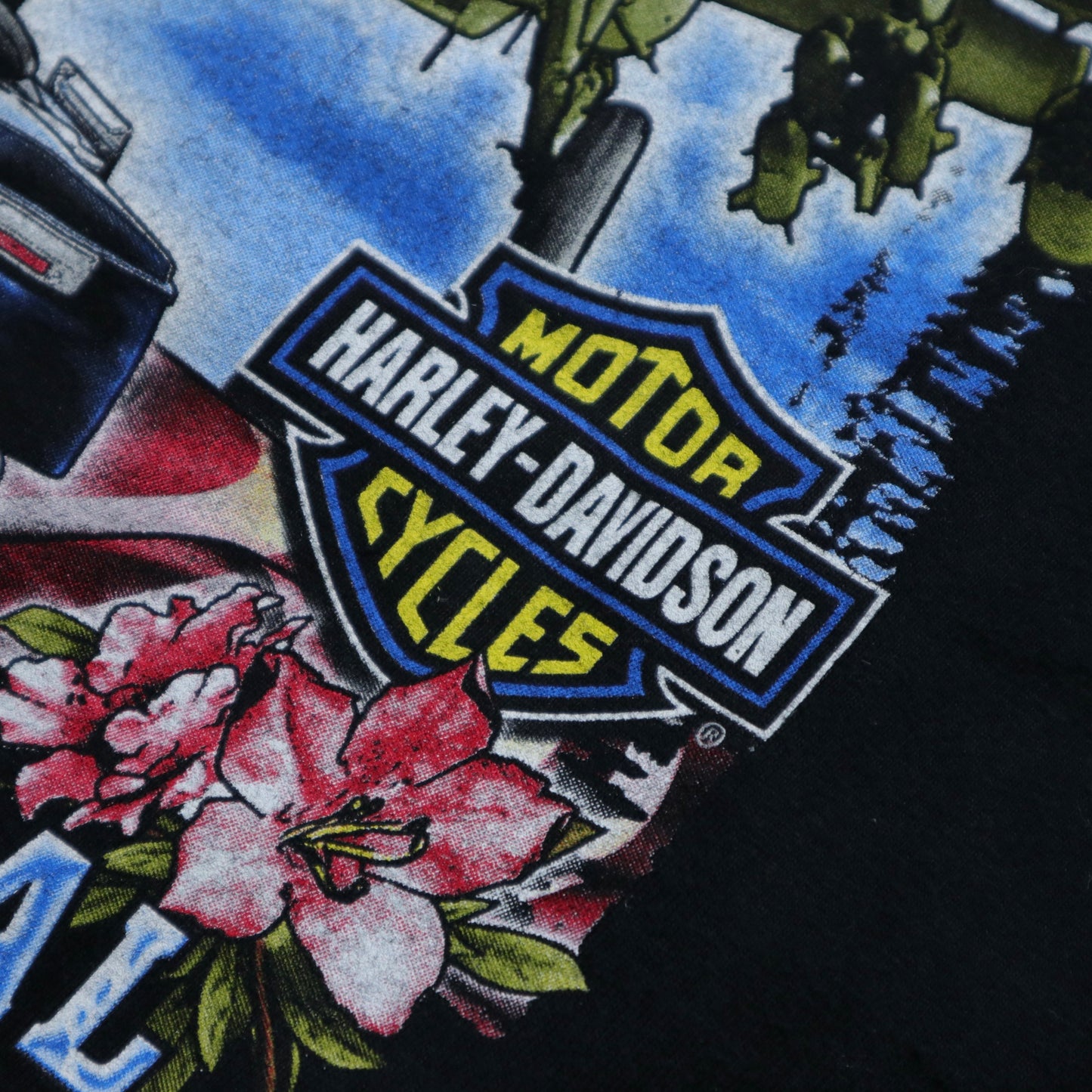 00s American-made Harley-Davidson helicopter and heavy aircraft totem tee