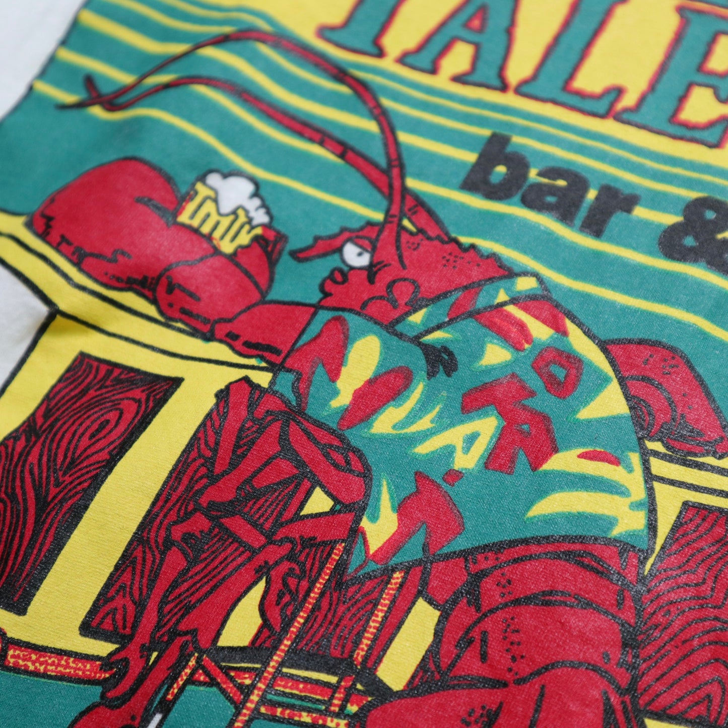 80's Lobster Tales 龍蝦酒吧膠印tee