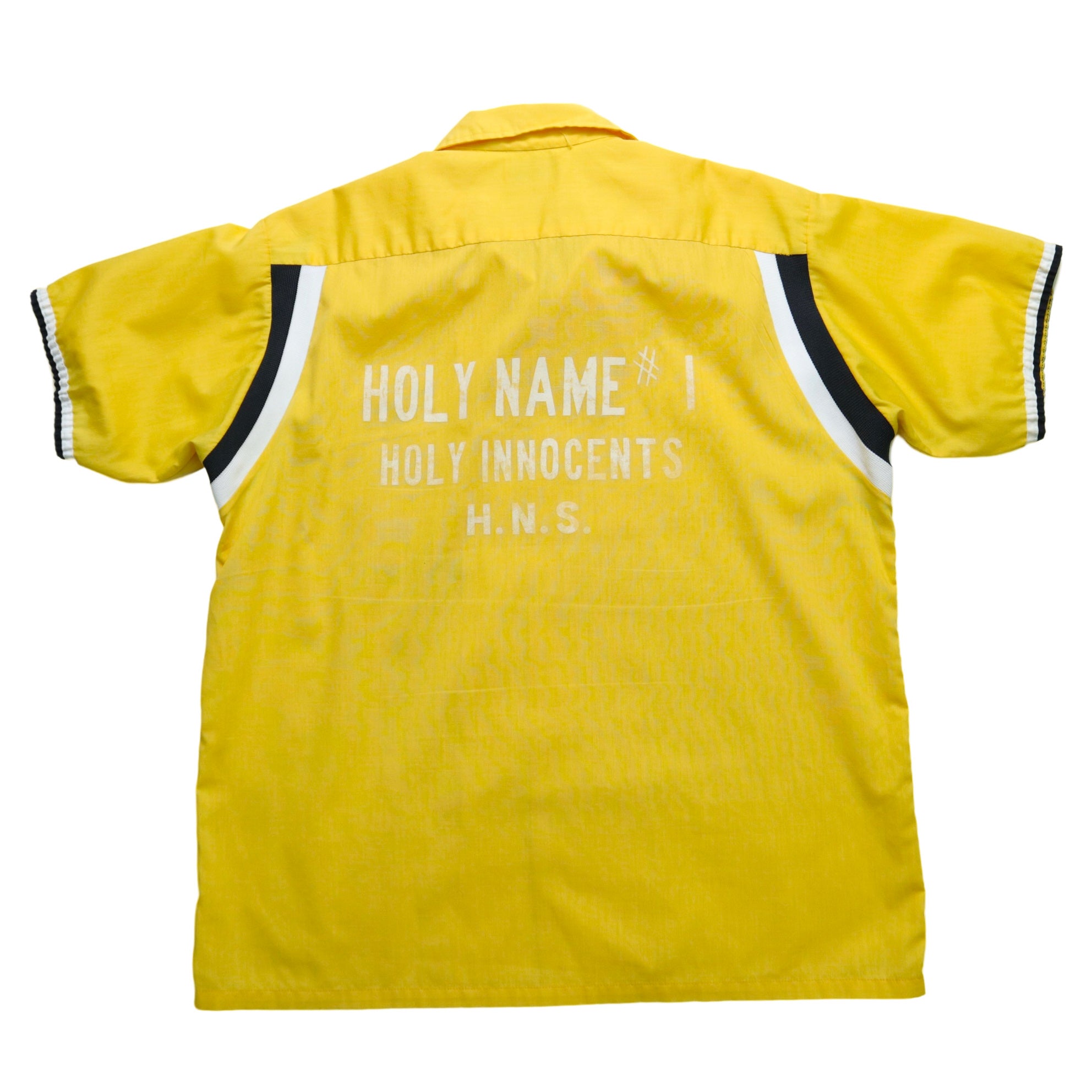 1970年代 ヒルトン アメリカ製 黄色のボウリングシャツ – 富士鳥古著