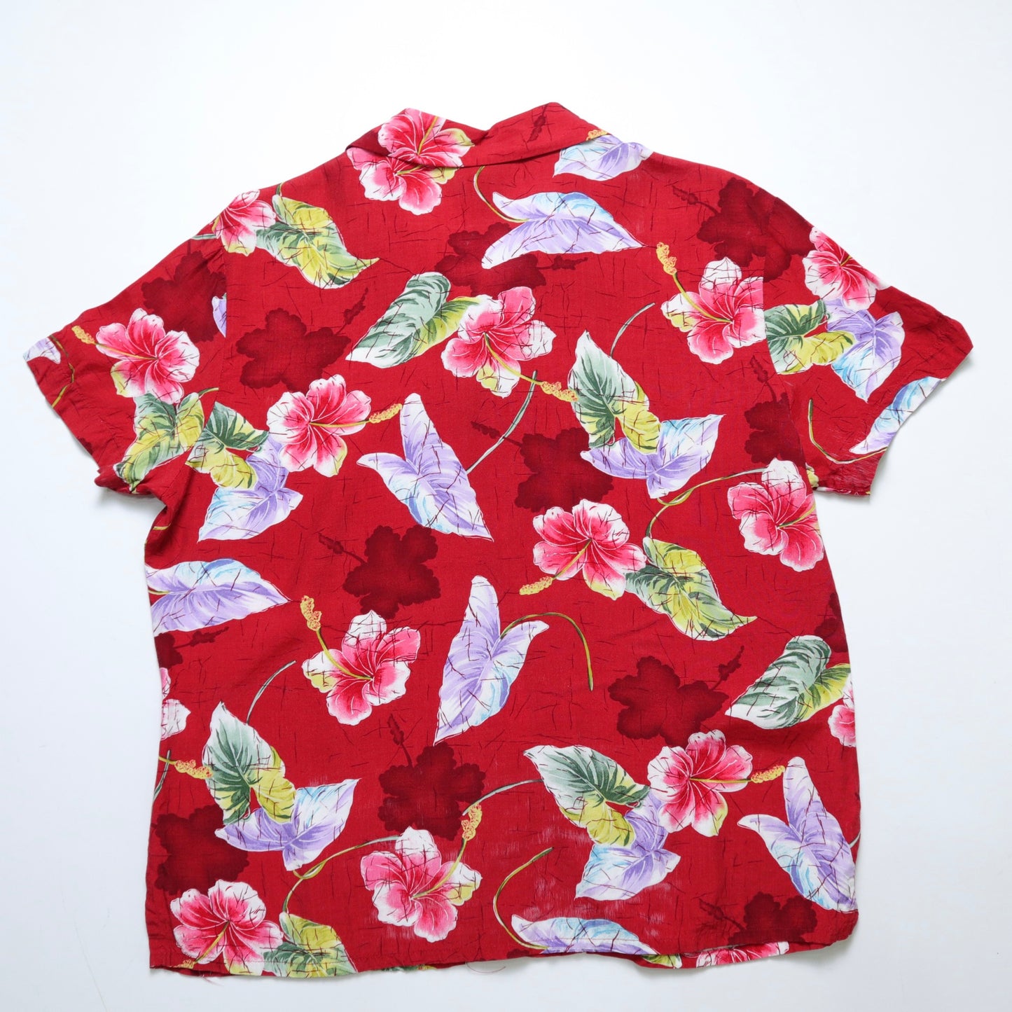 Red Bottom Cardigan Hibiscus Hawaiian Shirt