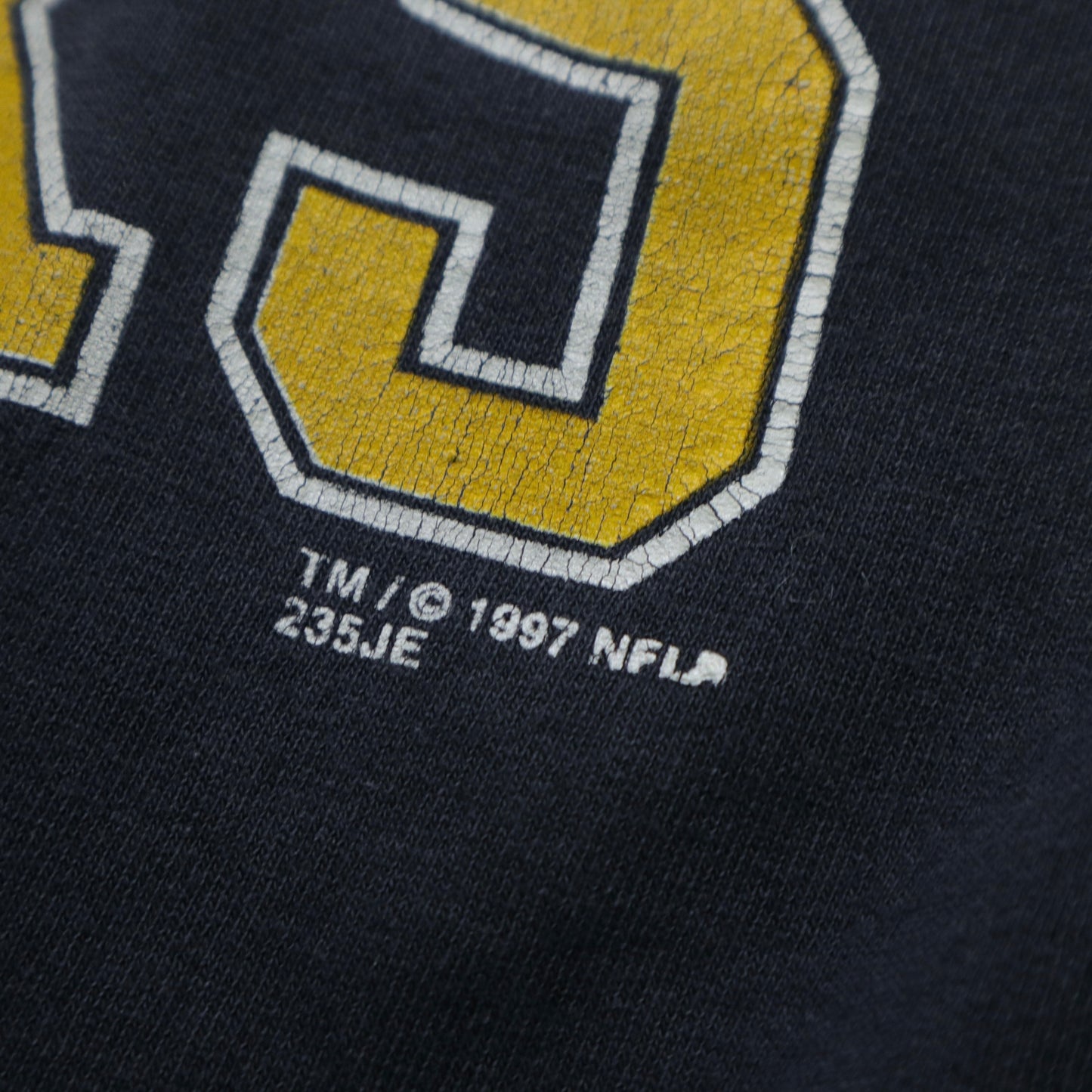 90s 匹茲堡鋼人足球隊洗舊T-Shirt