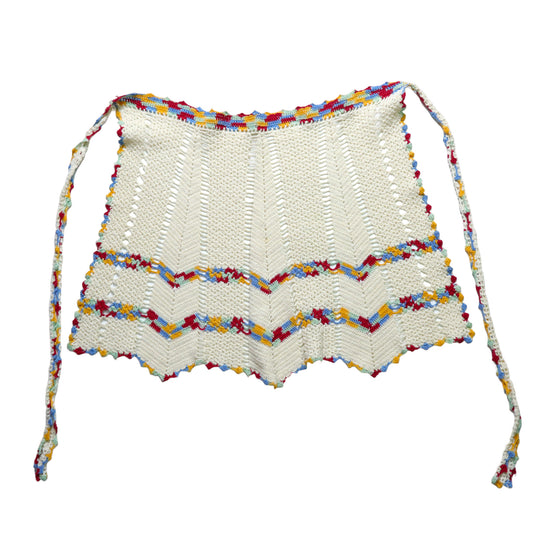 American colorful handmade crochet apron hand made Apron