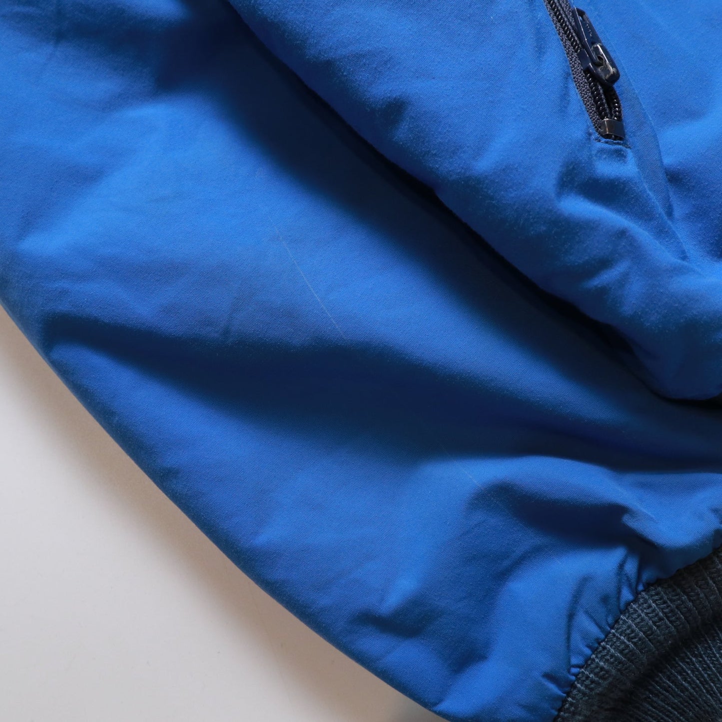 1980年代 LLBean アメリカ製 ブルー 防風ウォームジャケット ウォームアップジャケット