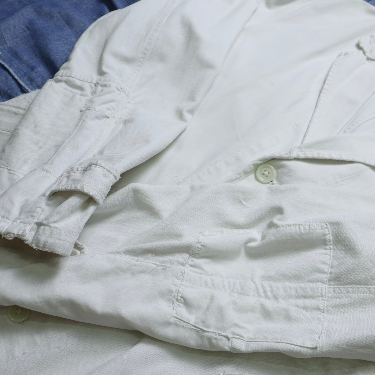 1940's SANFOR FRENCH WHITE WORKWEAR 白色法國工裝外套