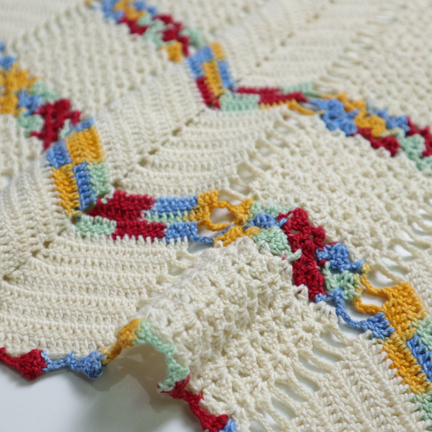 American colorful handmade crochet apron hand made Apron