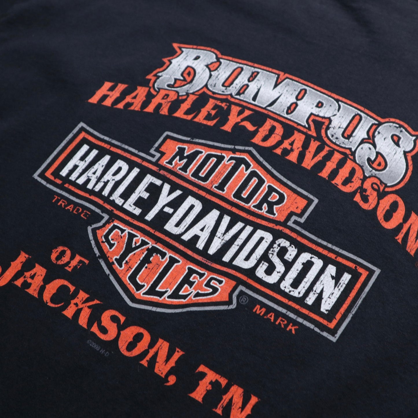 00年代 アメリカ製 ハーレーダビッドソン ハーレーグループセラピーTシャツ