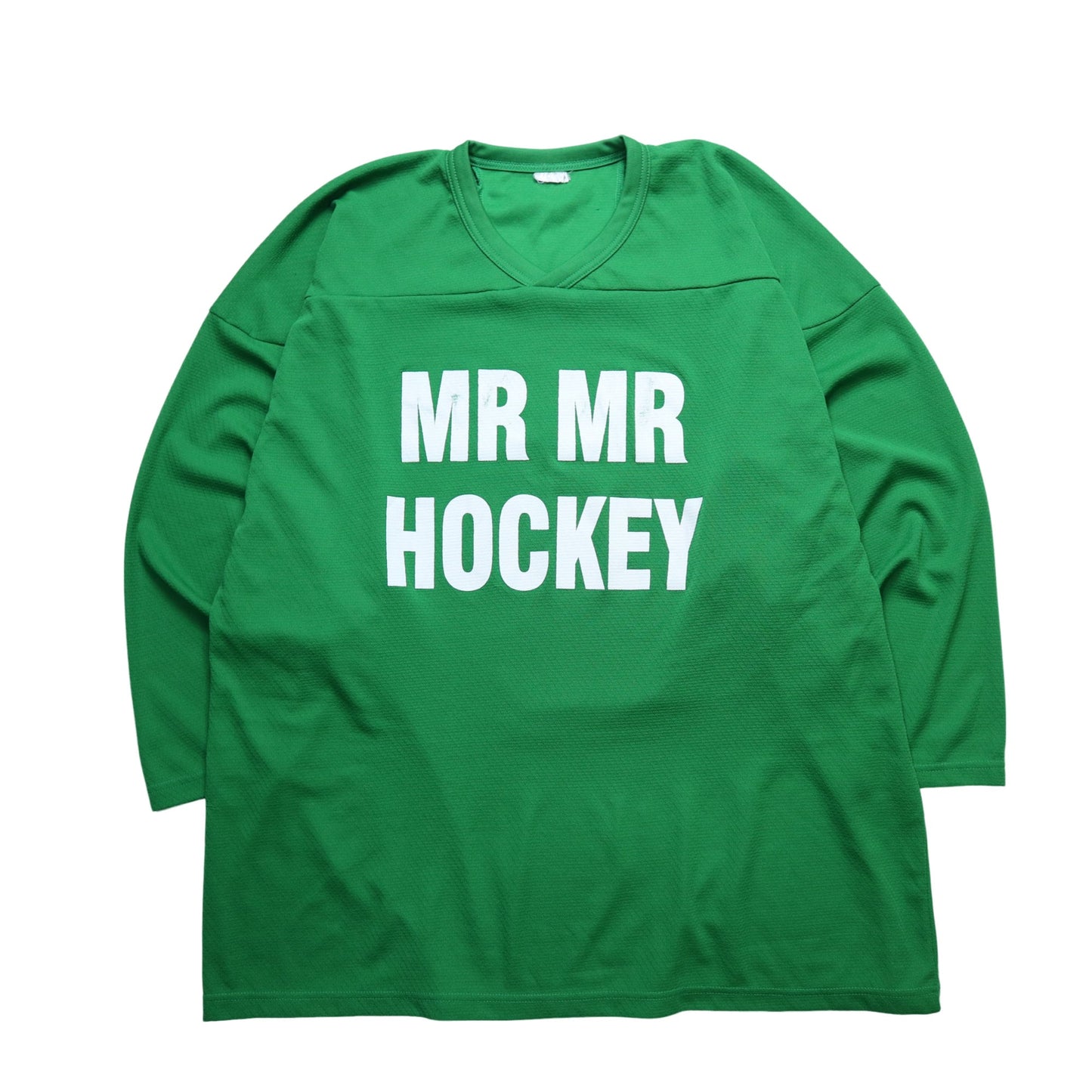 MR HOCKEY 綠色冰球網洞衣 運動球衣 - 富士鳥古著