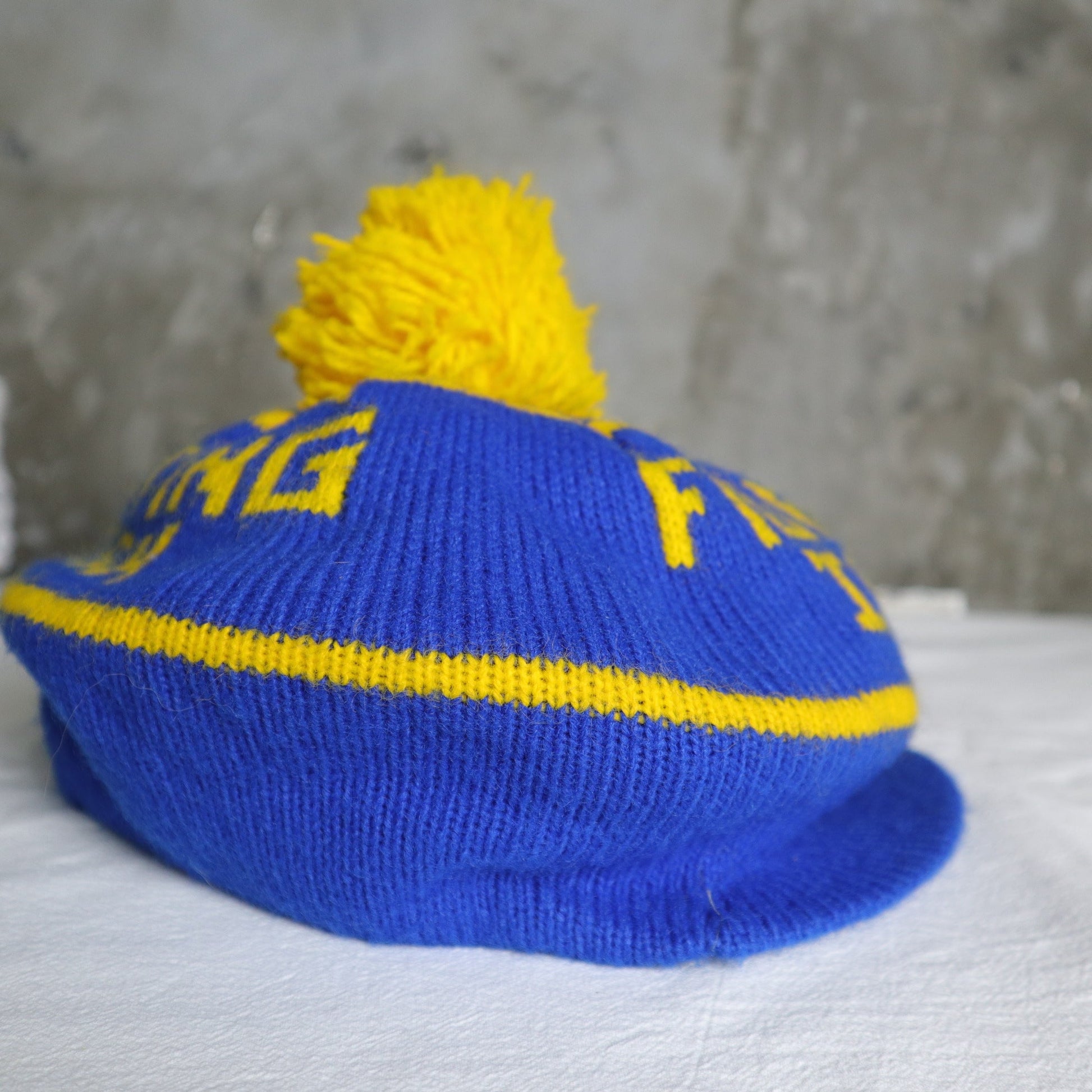 NOTRE DAME FIGHTING IRISH knit Beanie hat 美國針織送報童帽 - 富士鳥古著