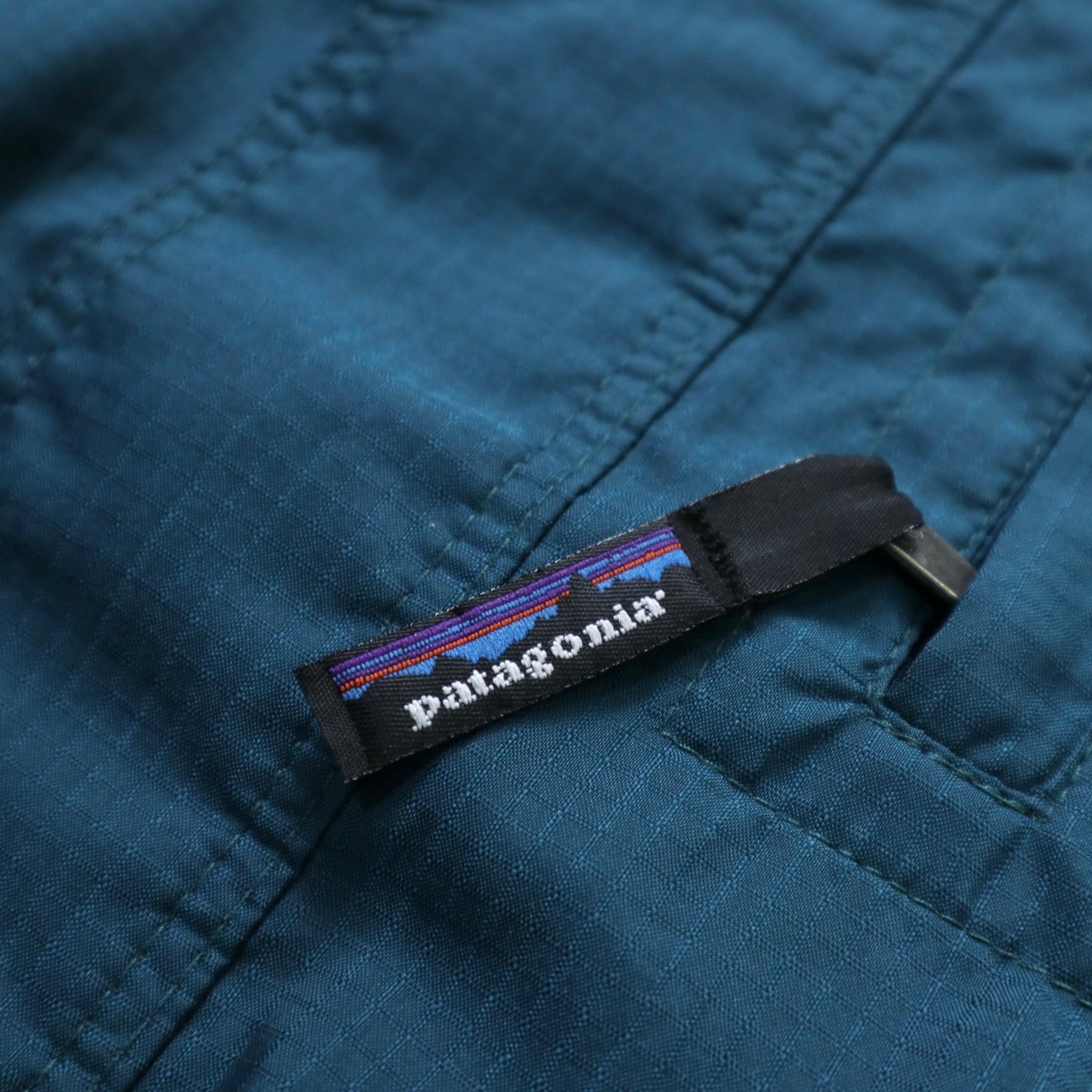(S號）90s Patagonia 美國製 綠色防風外套 - 富士鳥古著