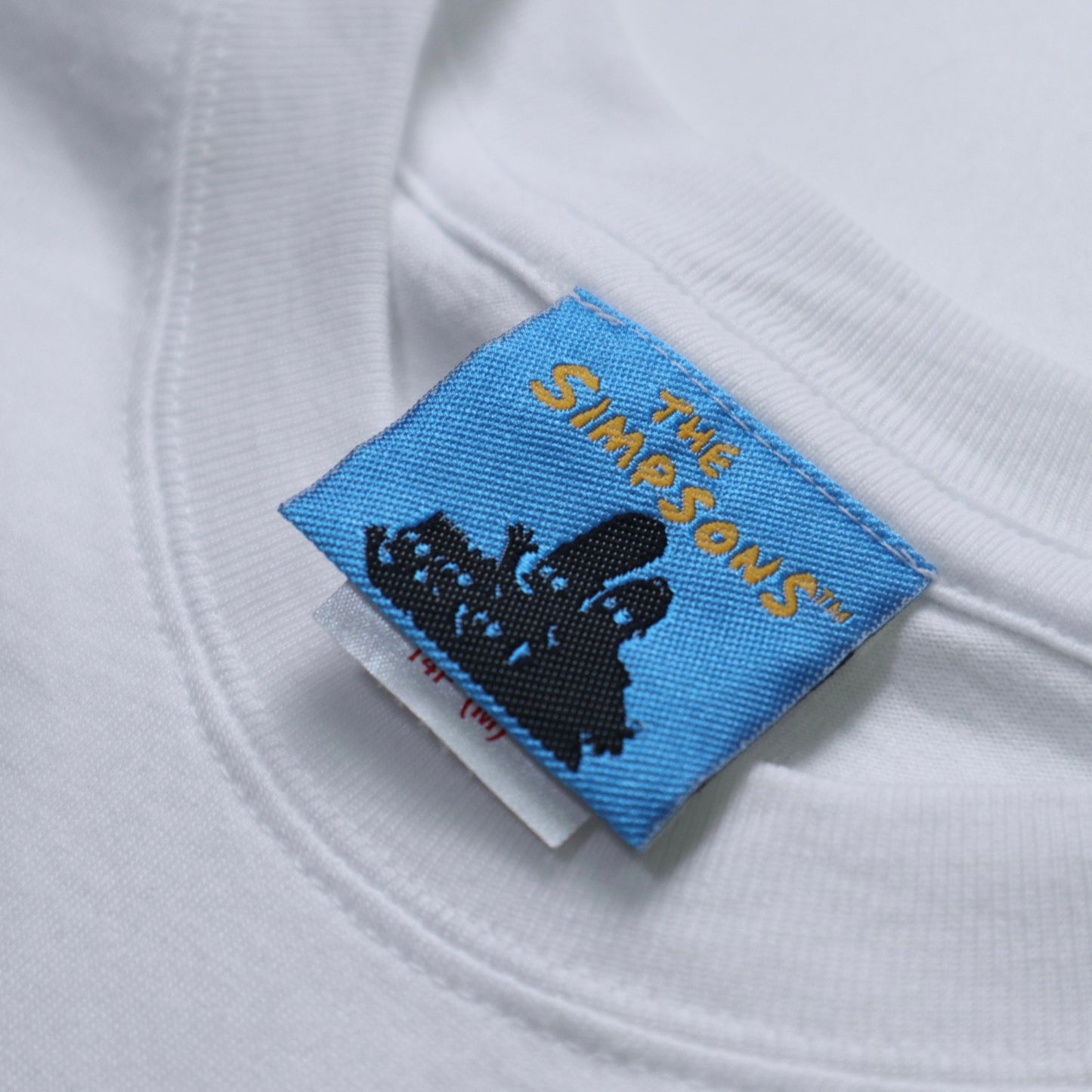 The Simpsons 白色純棉tee - 富士鳥古著